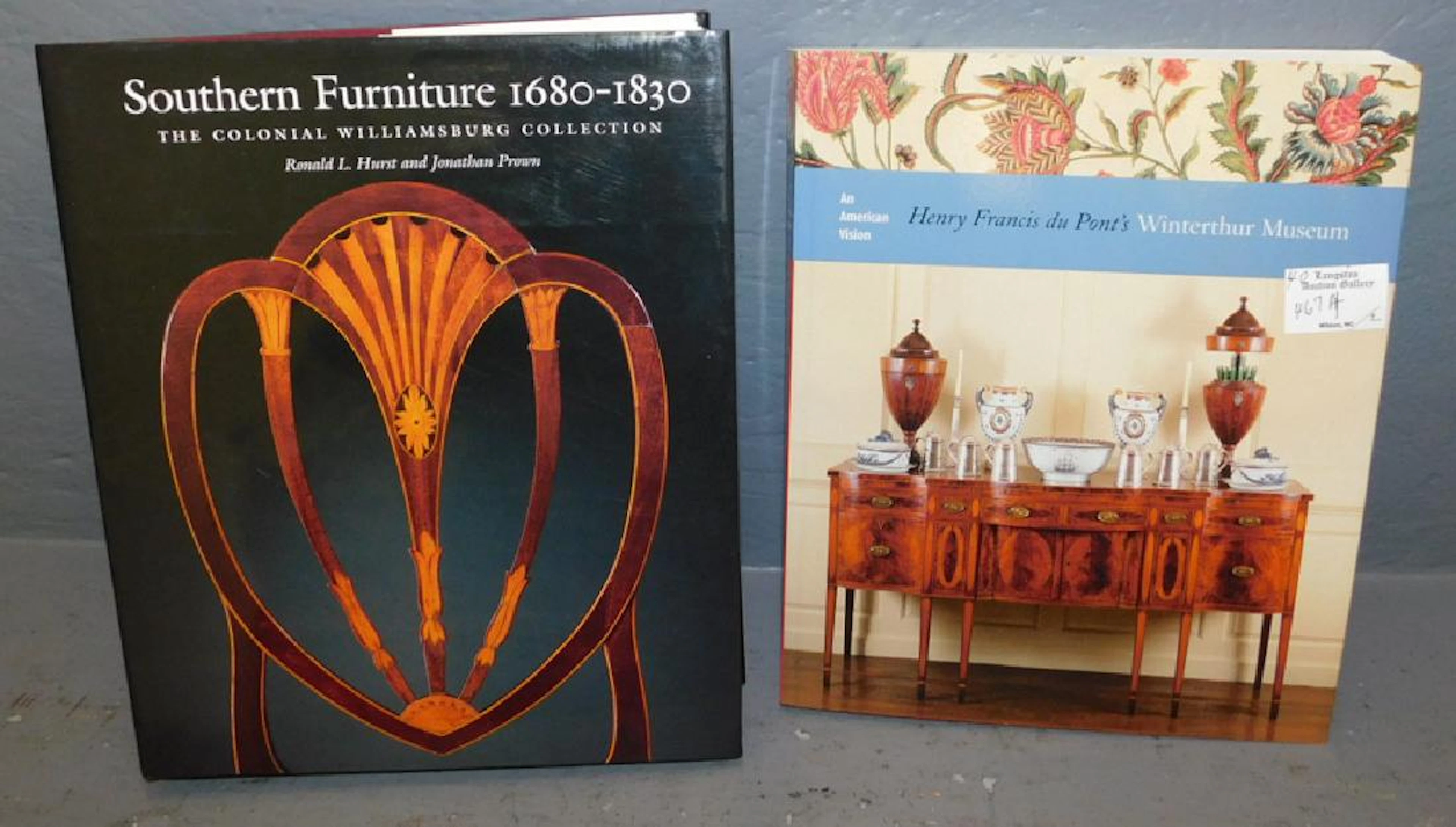 Two antique reference books