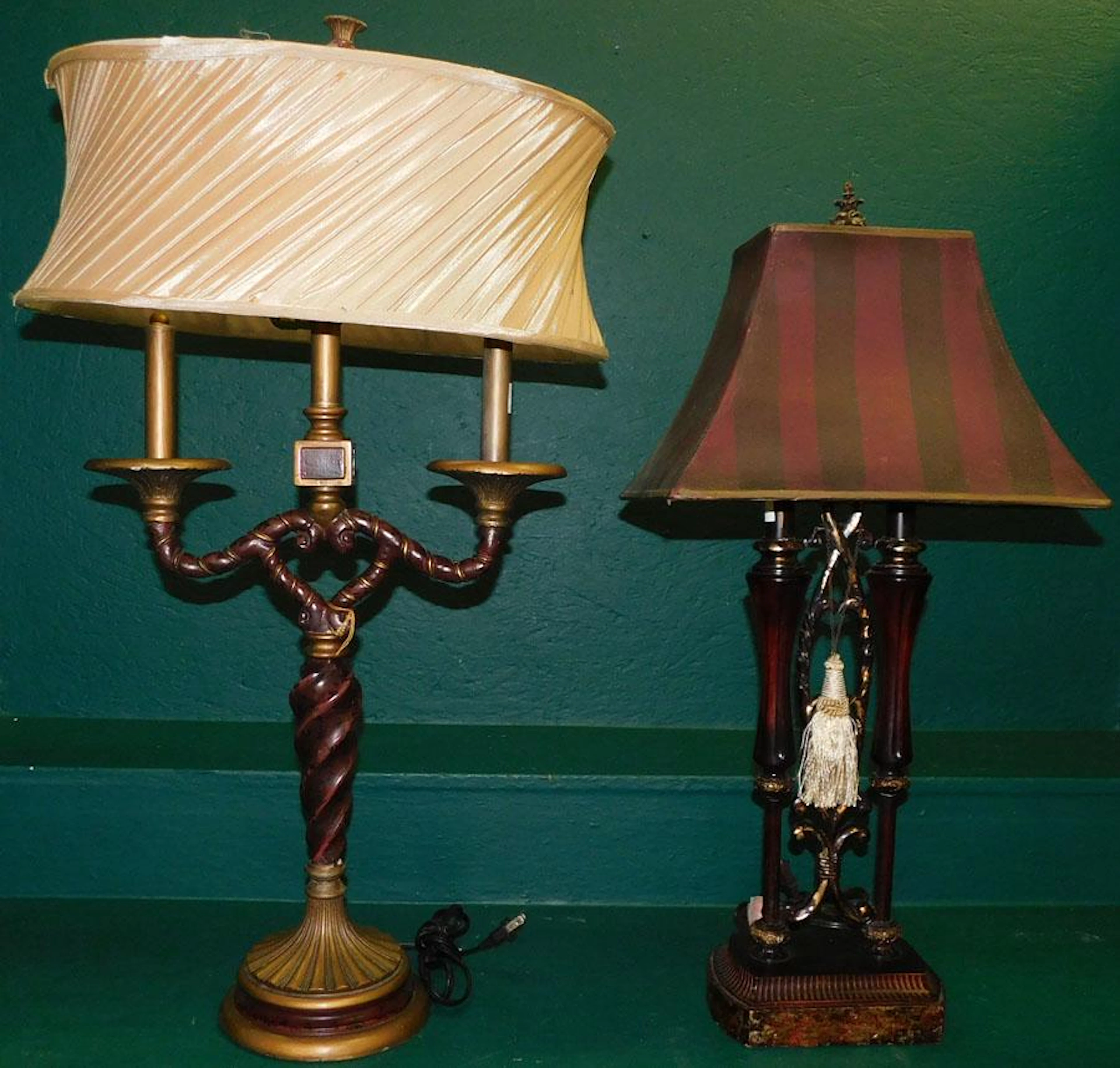 Two Modern Decorator Lamps