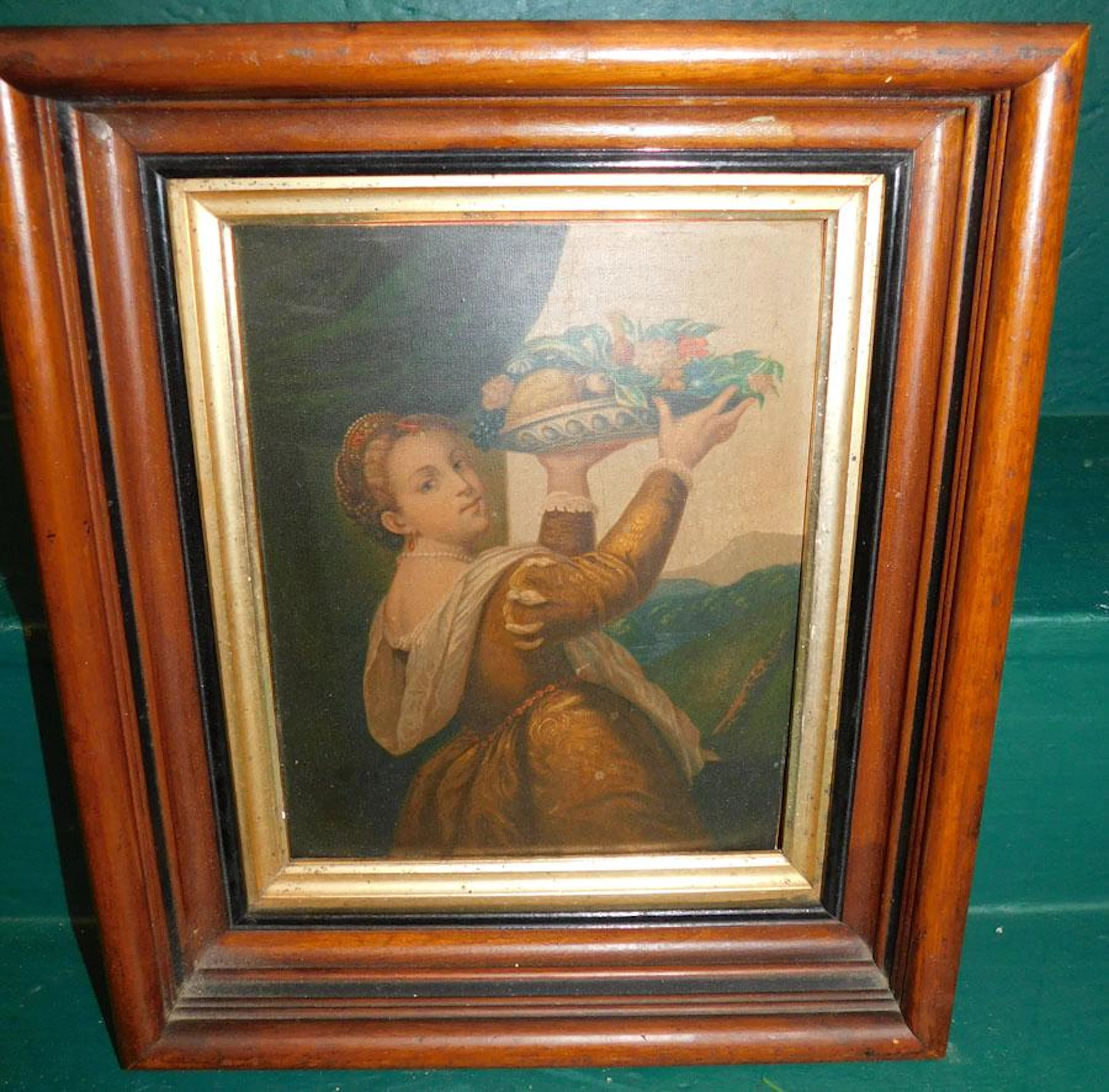 Print on Board Victorian Walnut Shadow Box Frame