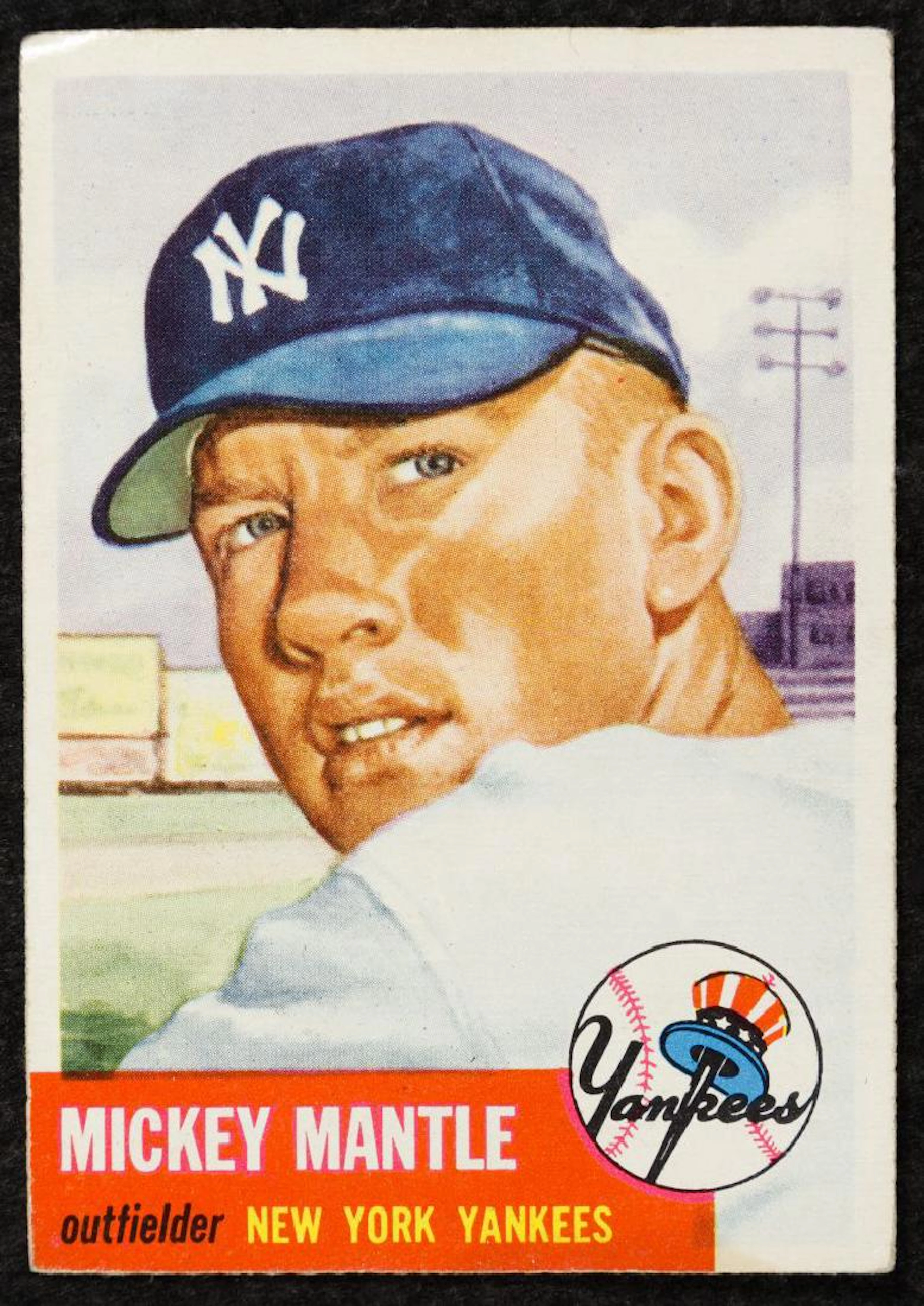 1953 Topps Mickey Mantle #82 Baseball Card
