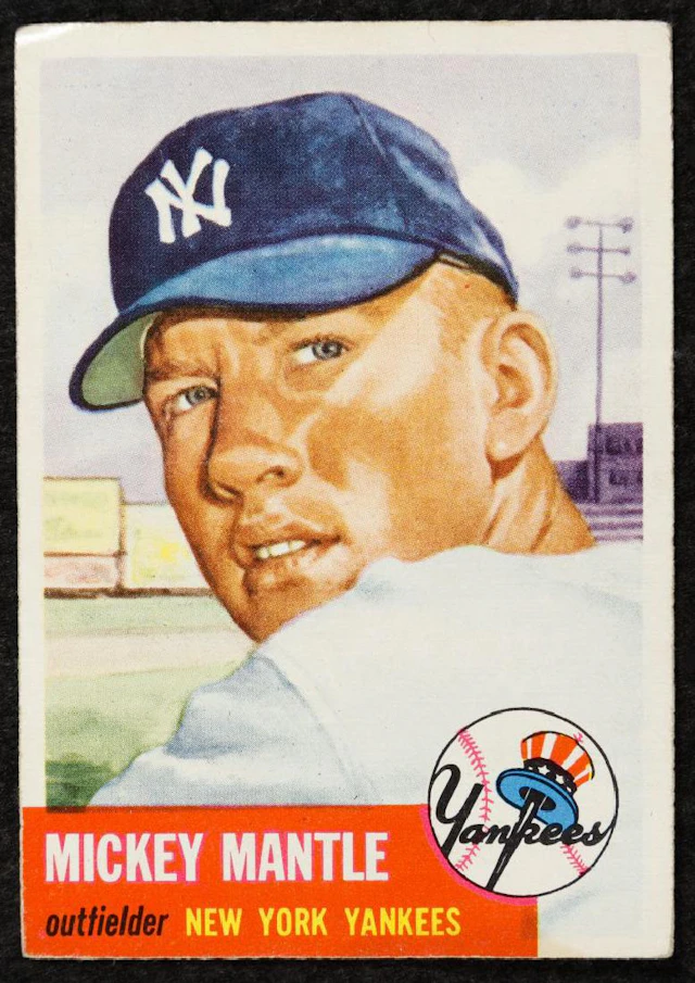1953 Topps Mickey Mantle #82 Baseball Card