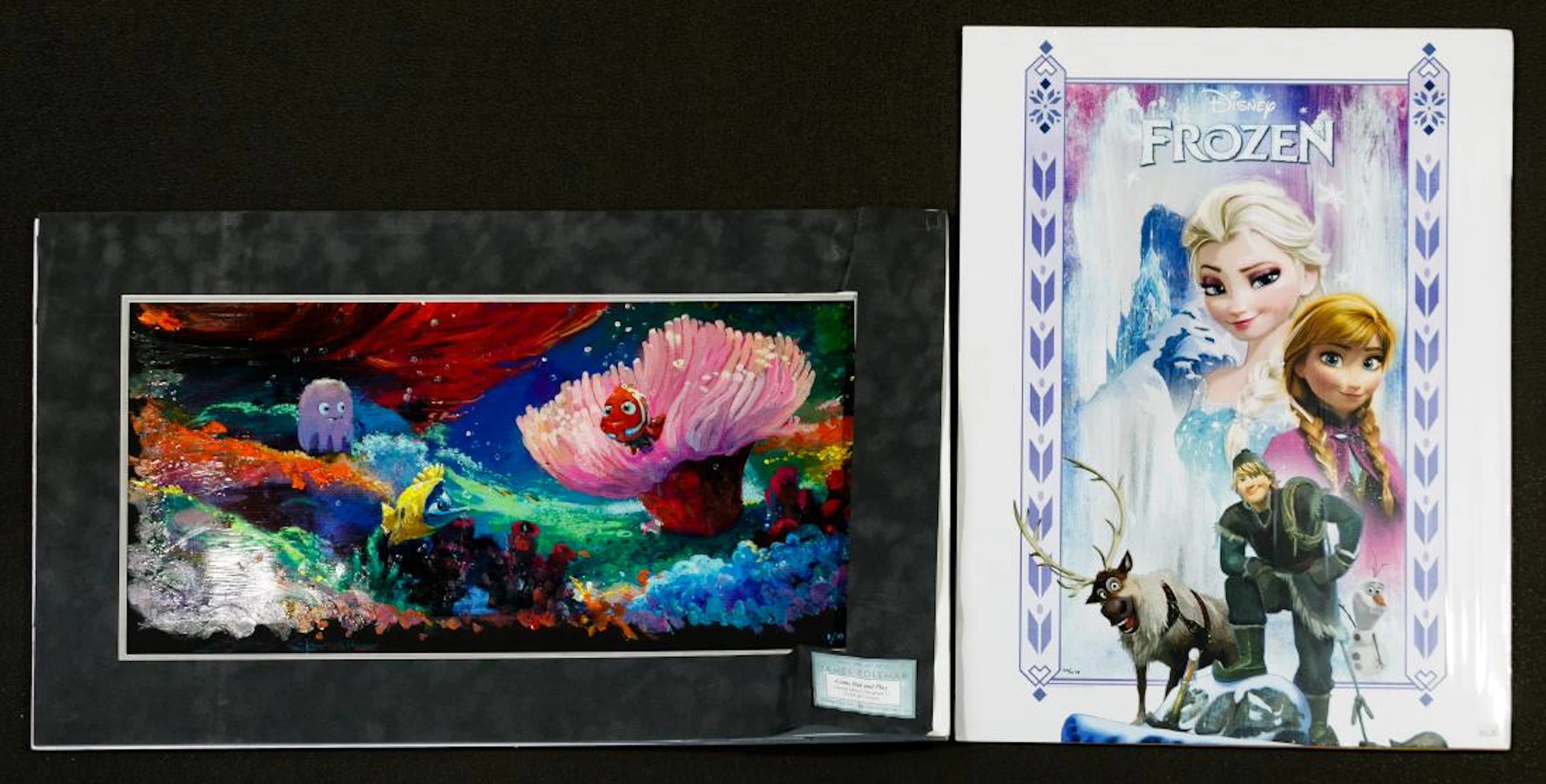 Disney and Dreamworks Giclee, Serigraph and Offset