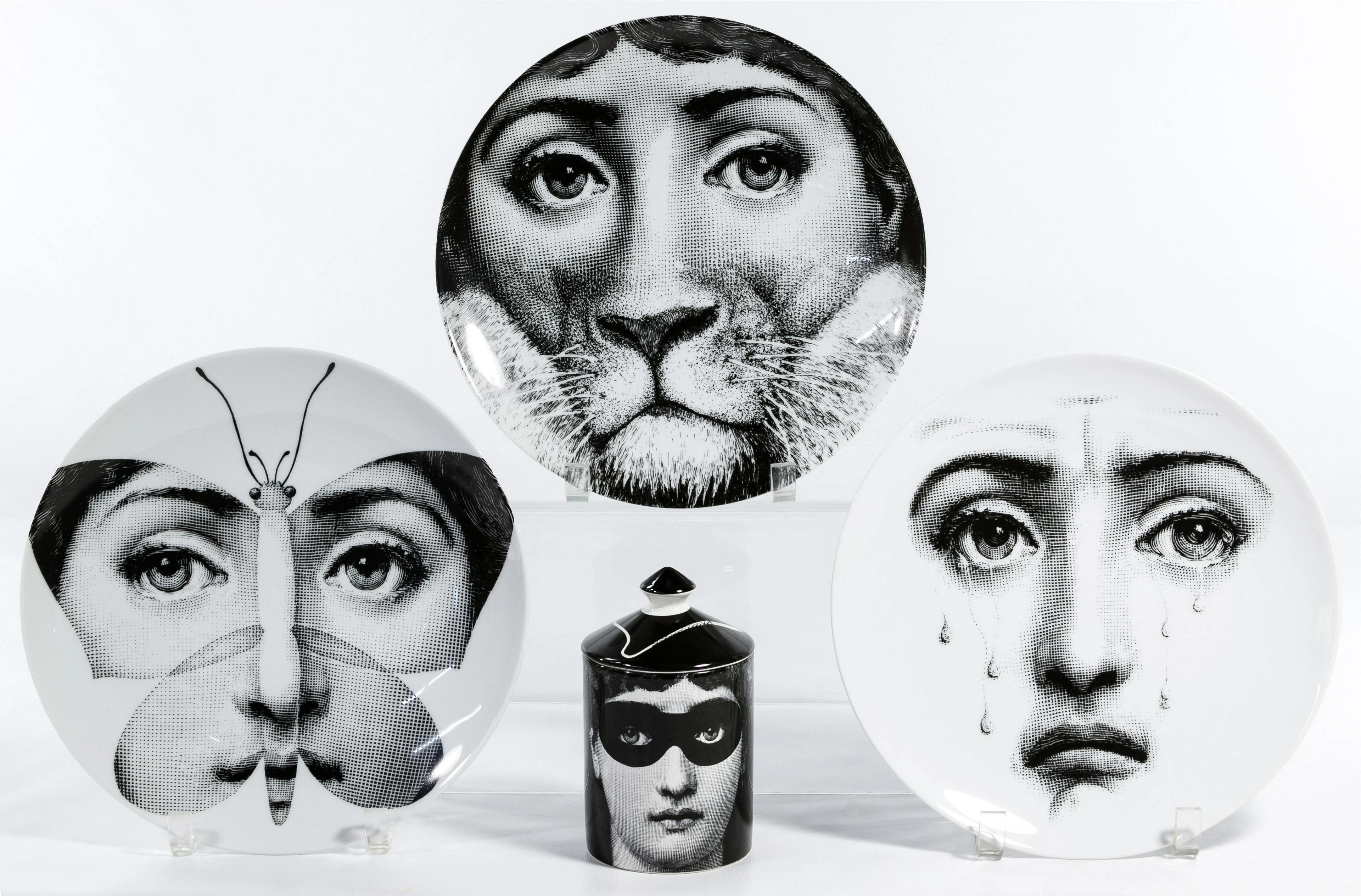 Piero Fornasetti 'Tema E Variazioni' Covered Jar and