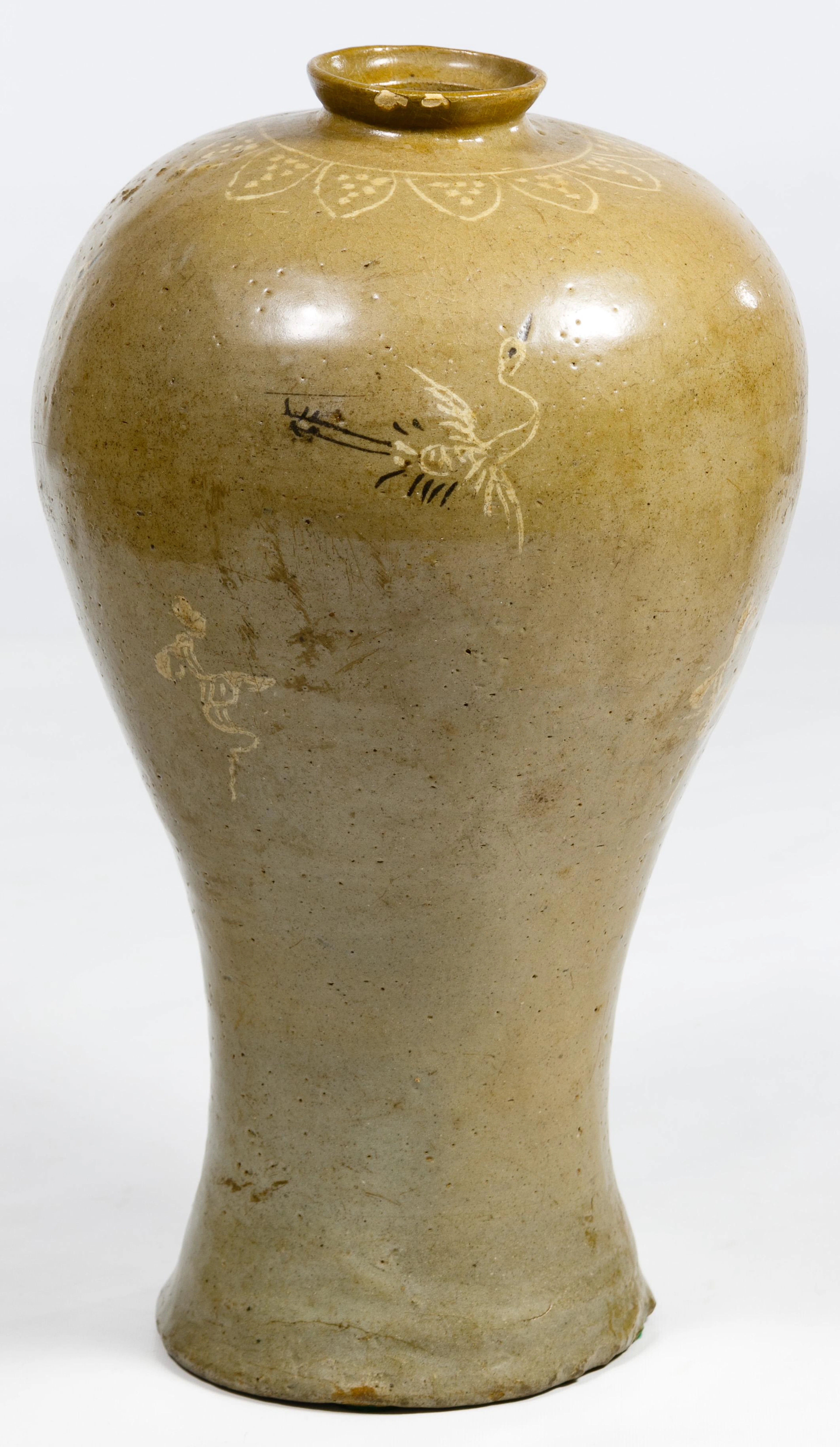 Korean Goryeo Maebyeong Plum Vase