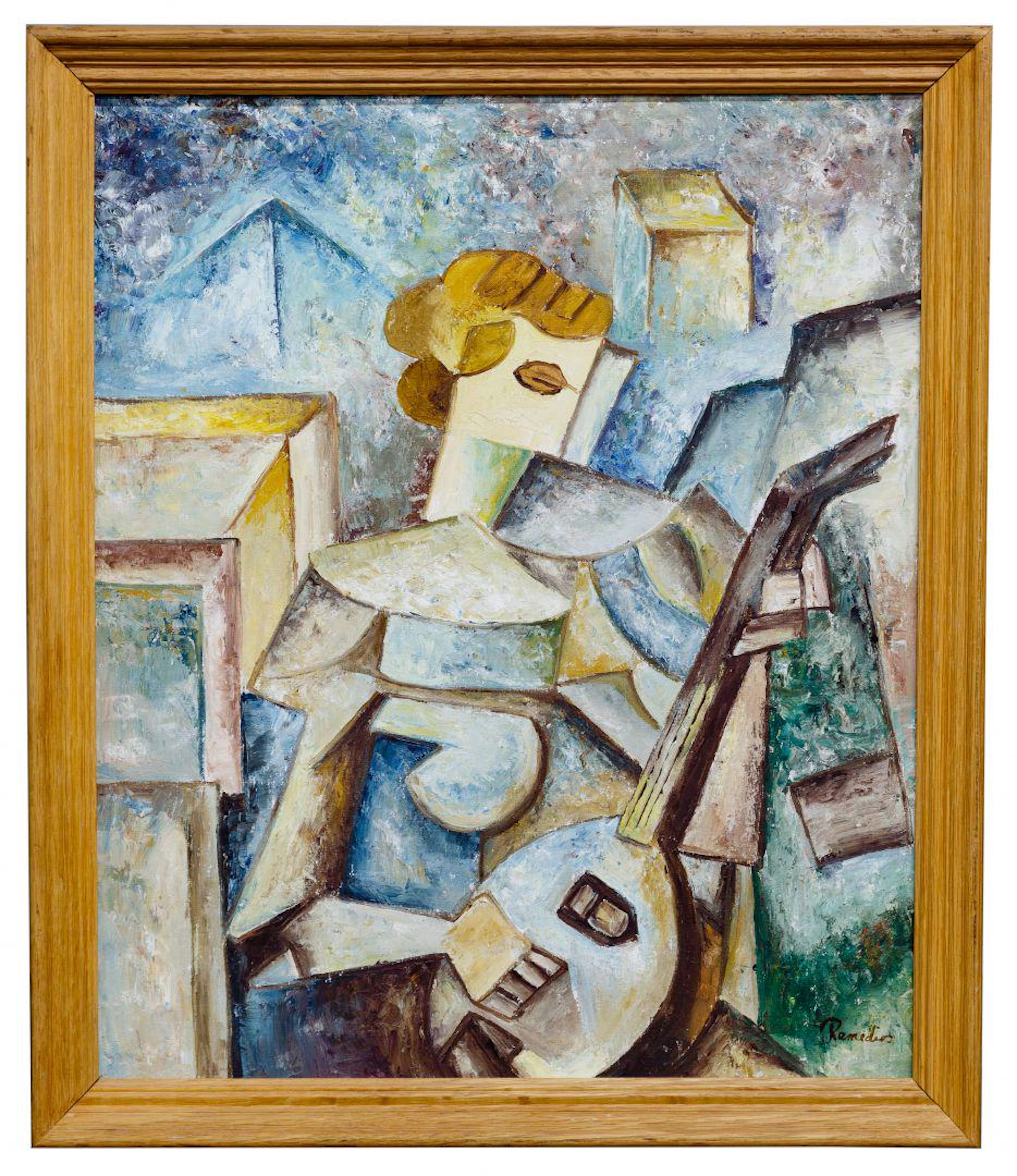 (Style of) Remedios Varo (Mexican, 1908-1963) Oil o