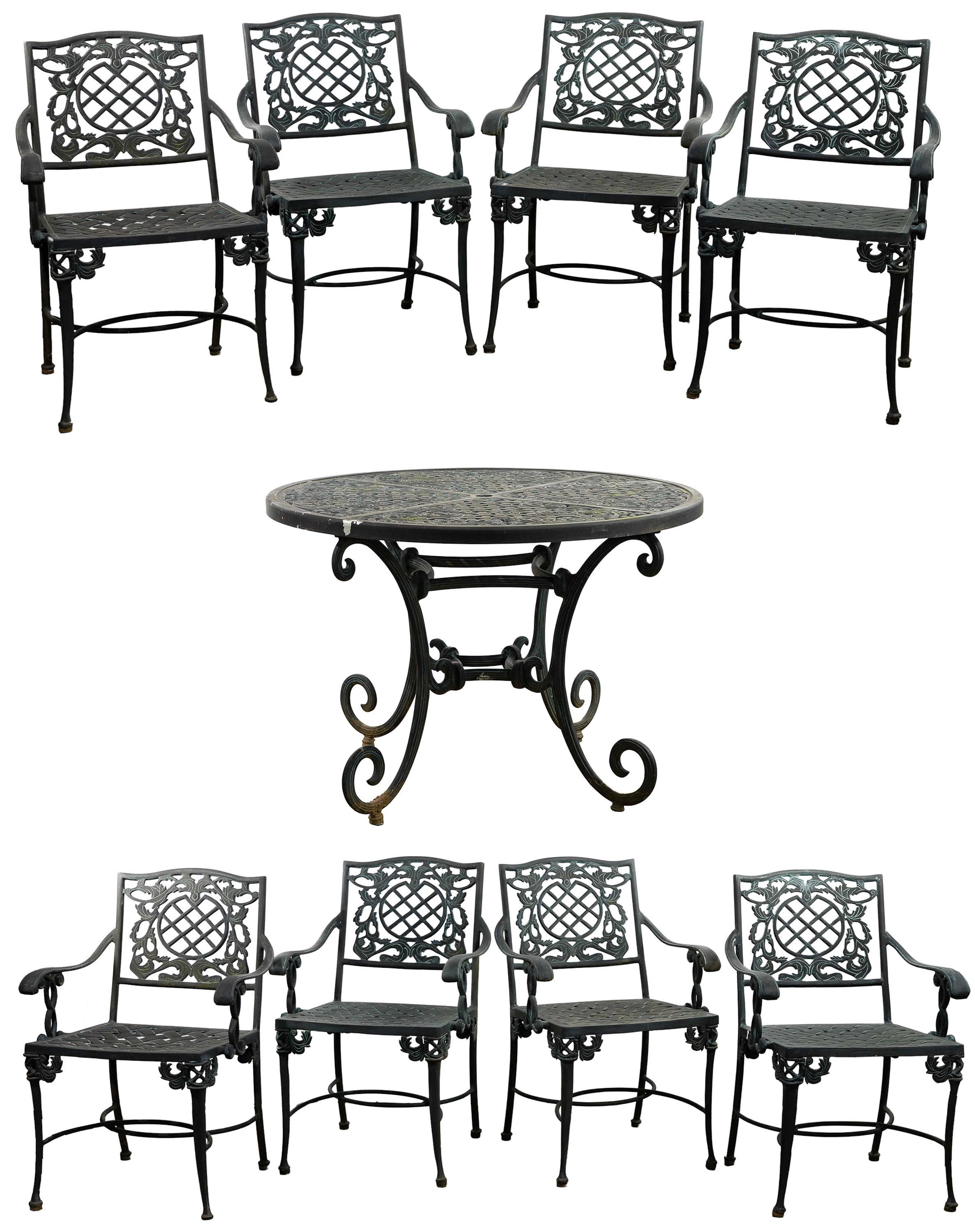 Cast Classics 'Landgrave' Cast Aluminum Table and Chair