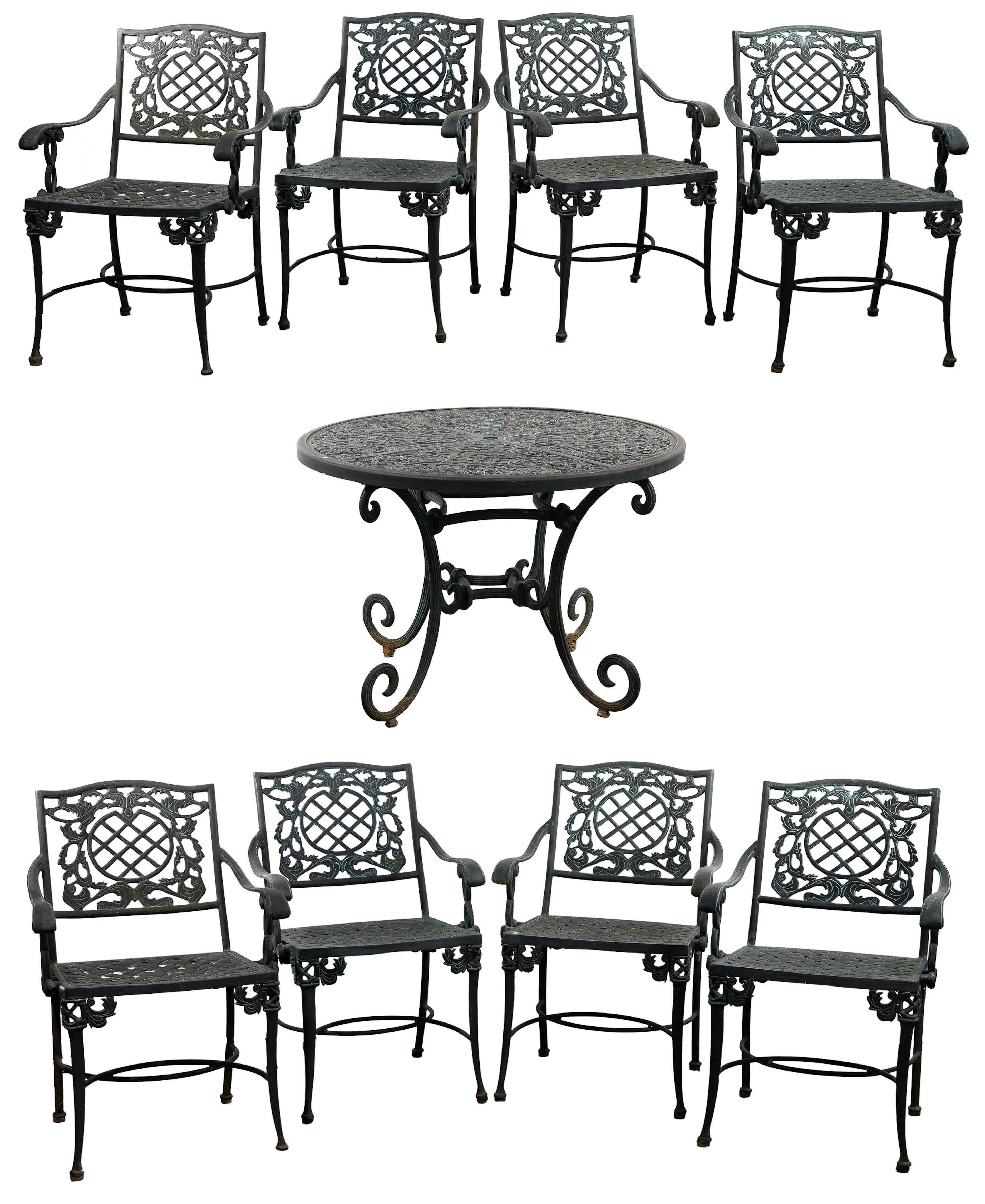 Cast Classics 'Landgrave' Cast Aluminum Table and Chair