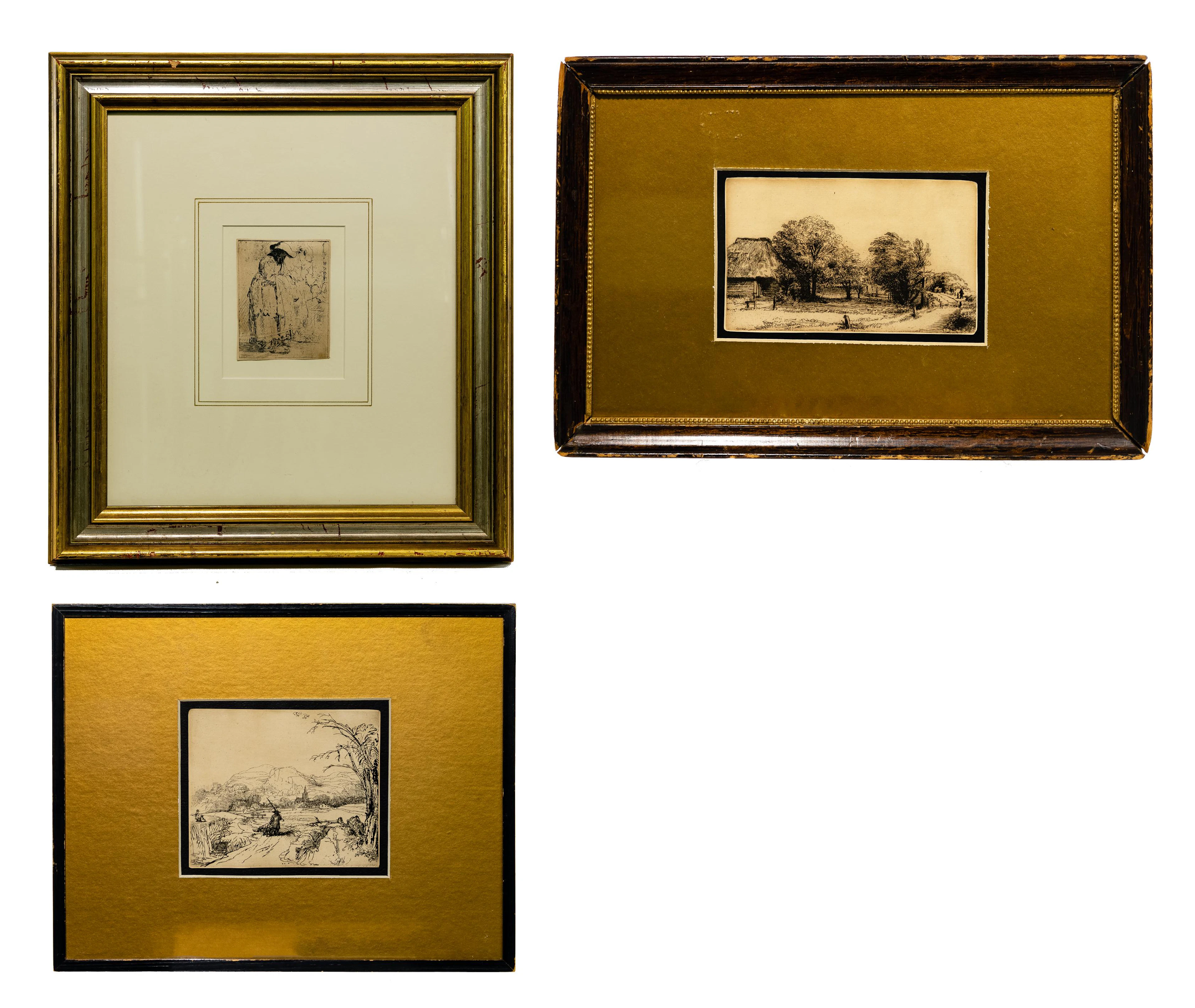 Rembrandt Style Etching Assortment