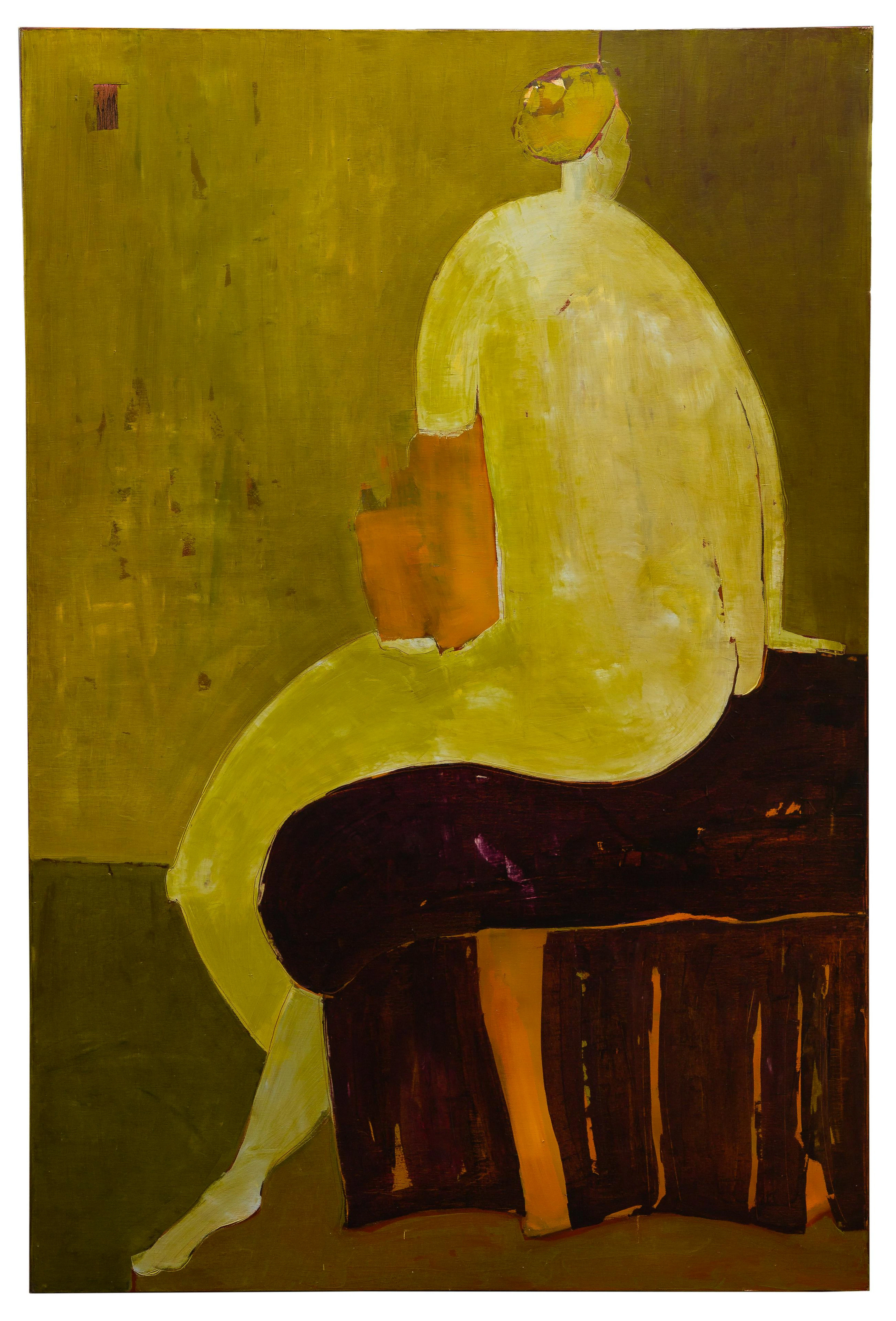Sherri Belassen (American, b.1966) 'Simple Bather' Oil