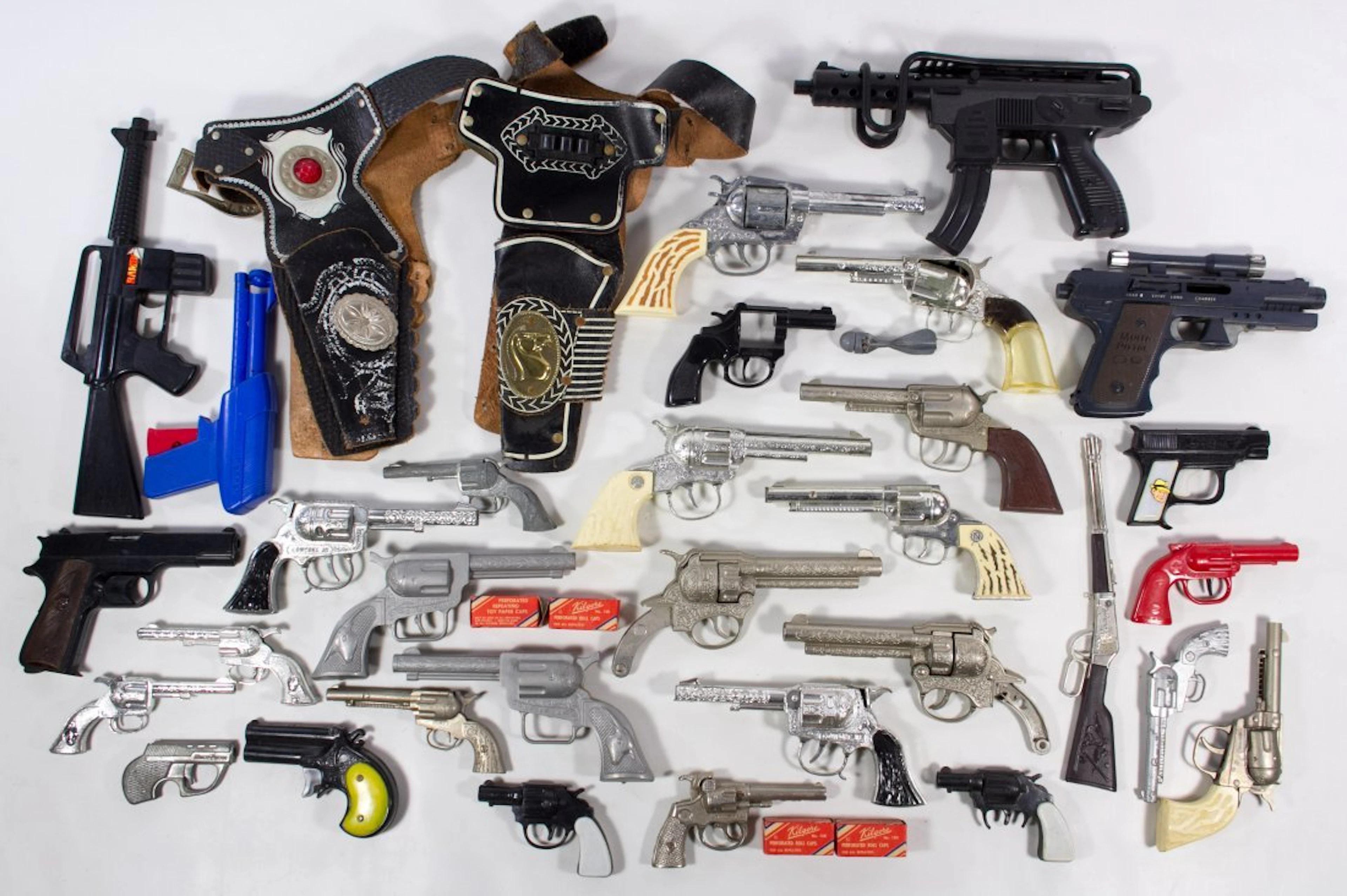 Toy Cap Gun and Holster Assortment