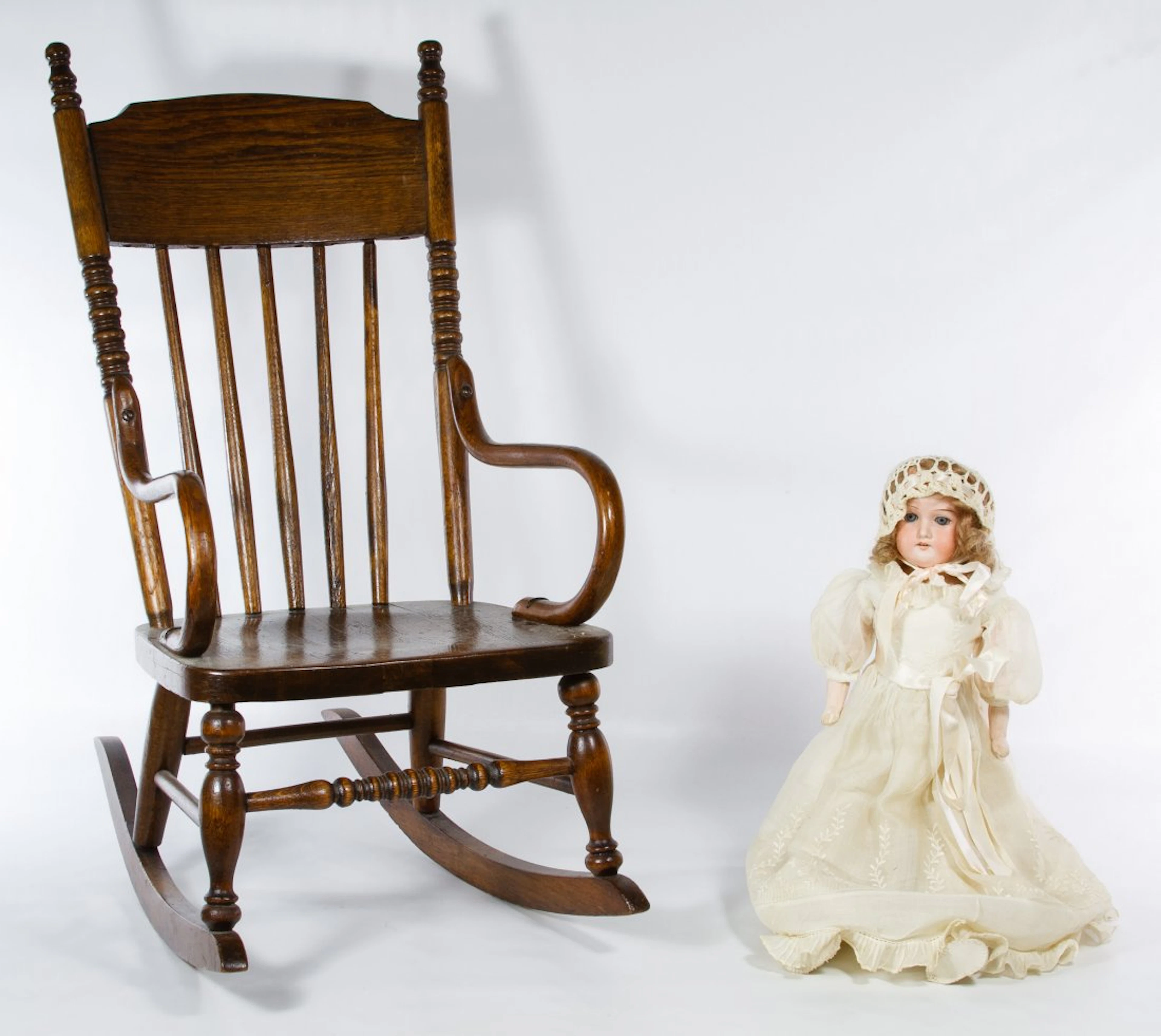 Armand Marseille 370 Bisque and Cloth Doll