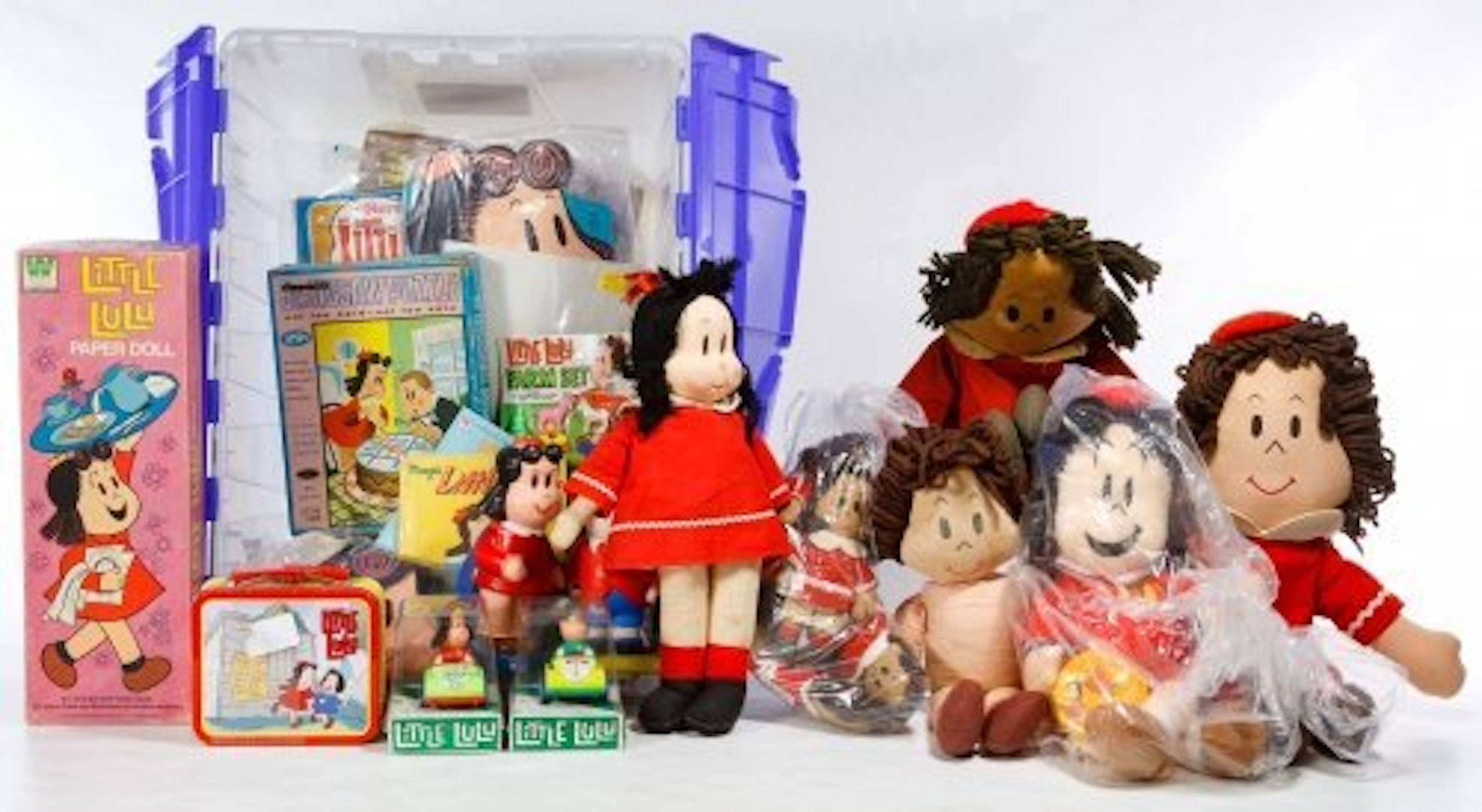 Cloth 'Little Lulu' Dolls, Books and Advertising