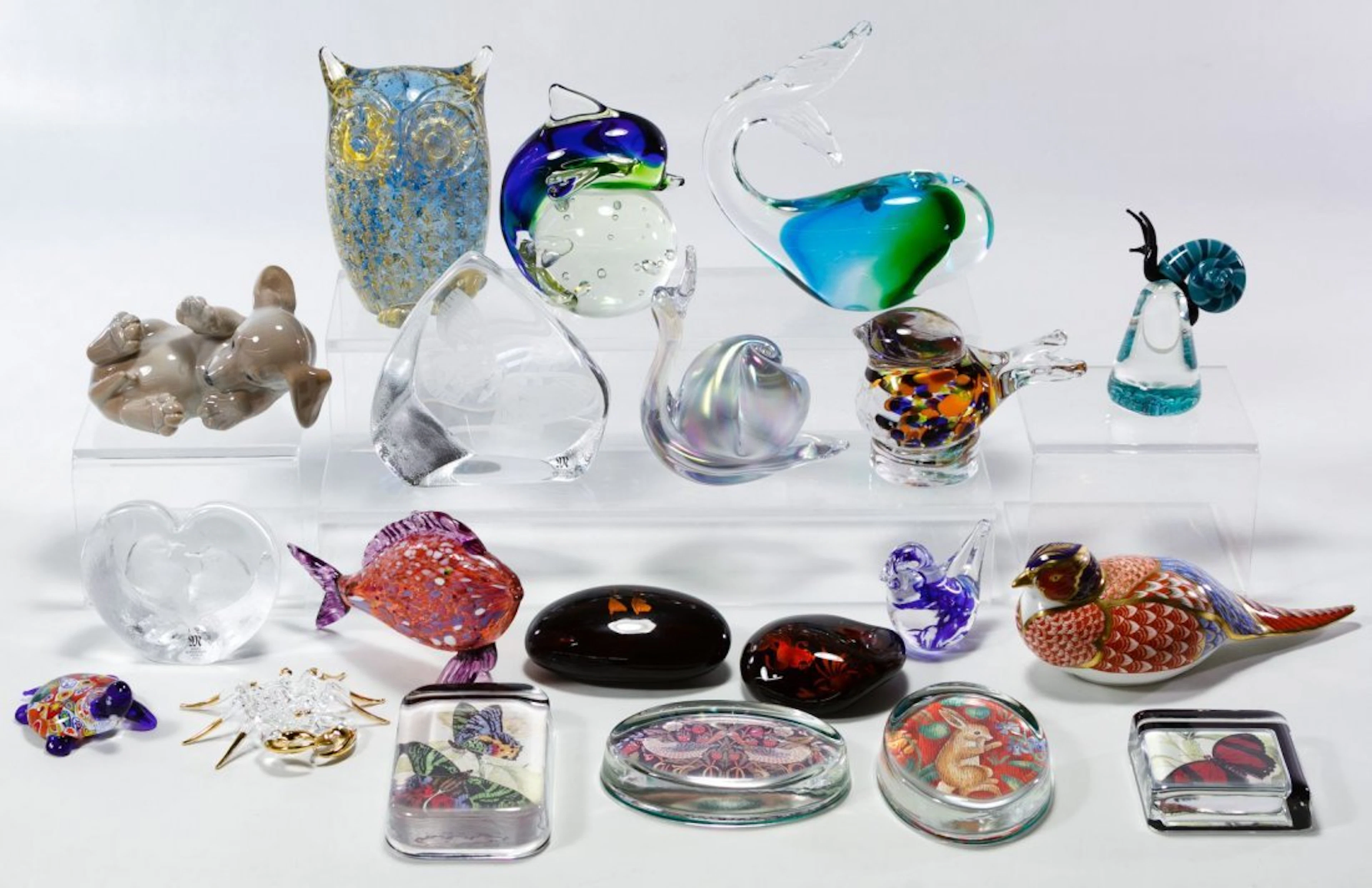 Animal Figure Paperweight Assortment