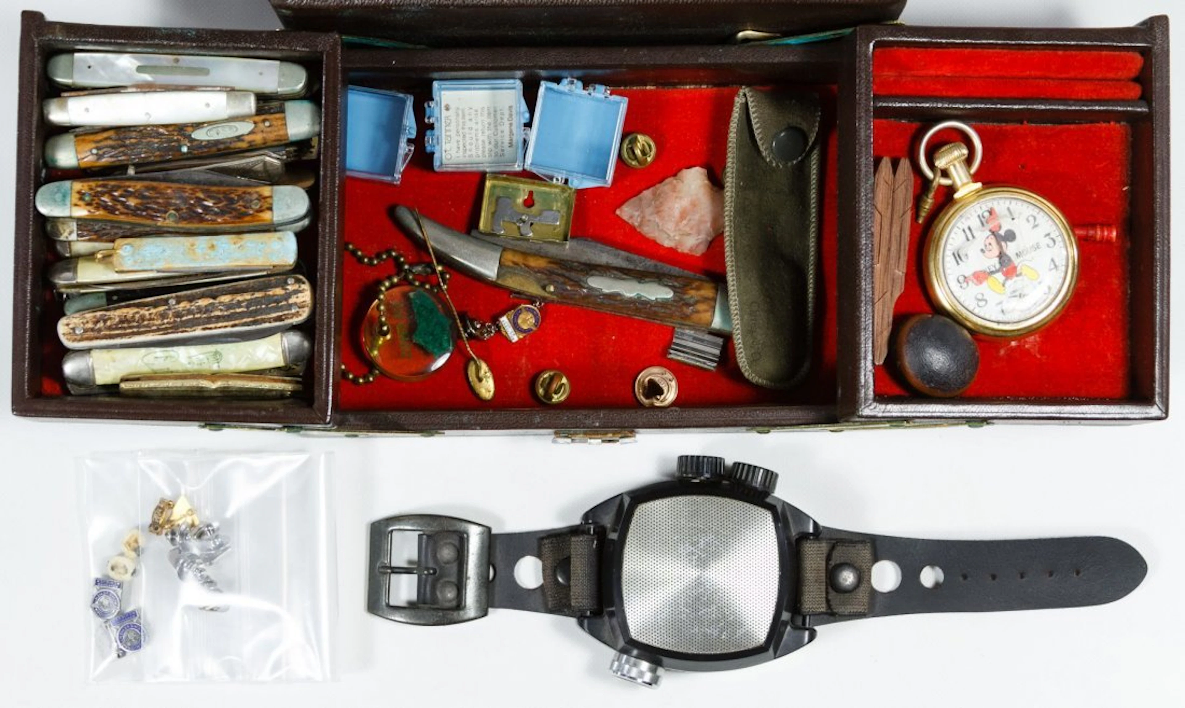 10k Gold, Sterling Silver and Pocket Knife Assortment
