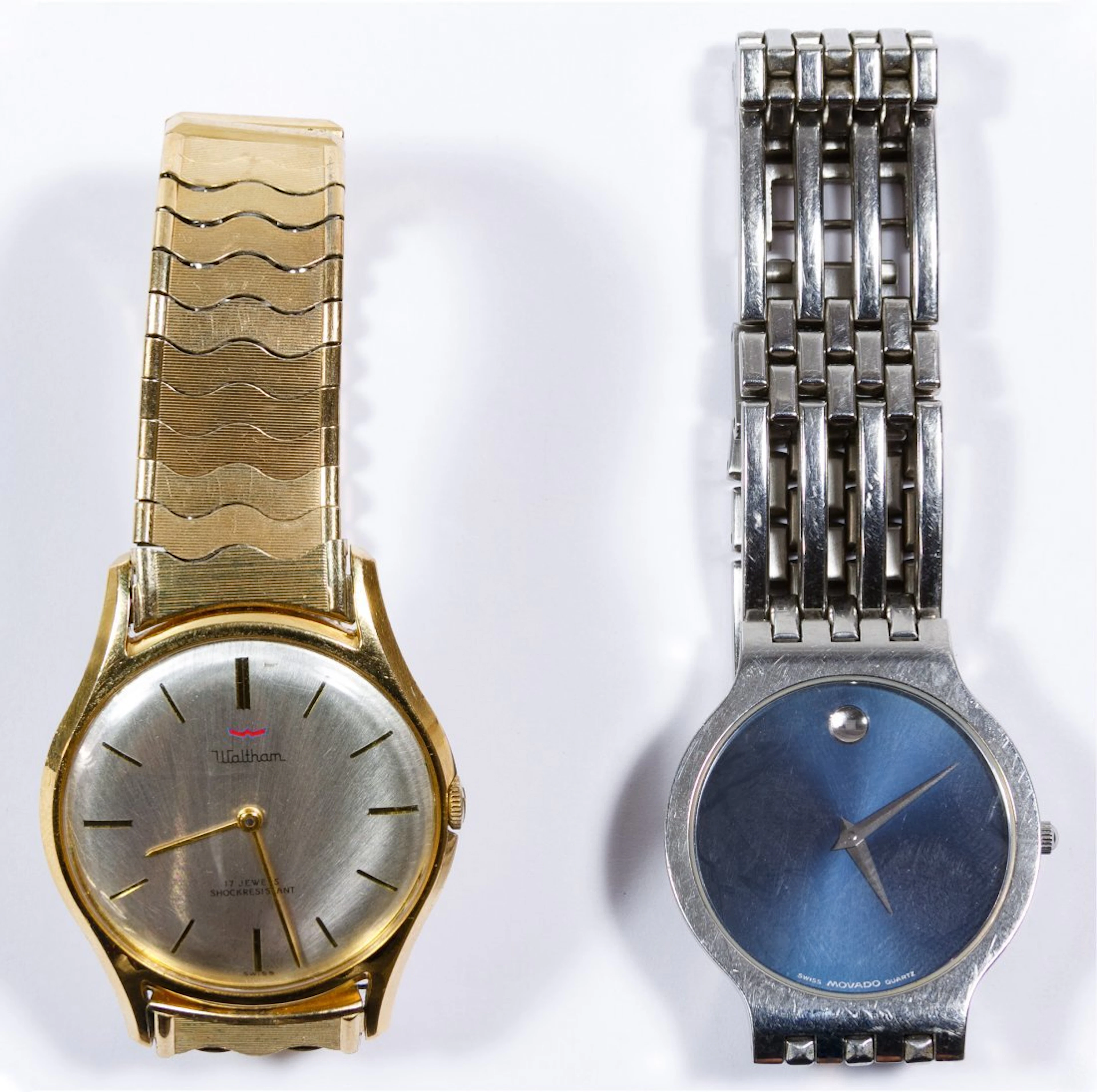 Movado 'Esperanza' and Waltham 'Self Wind' Wrist