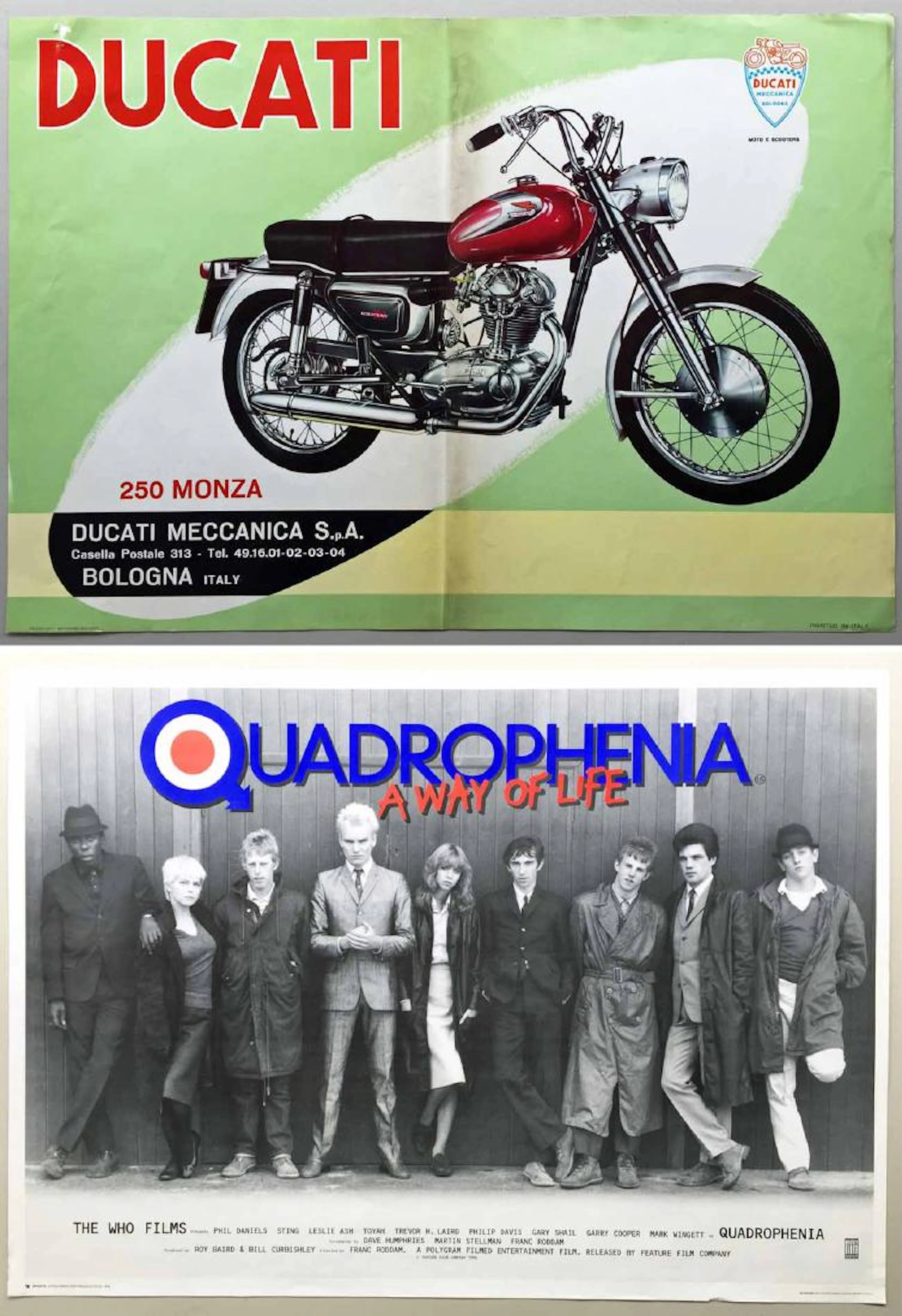 (2) Ducati Poster and Movie Poster