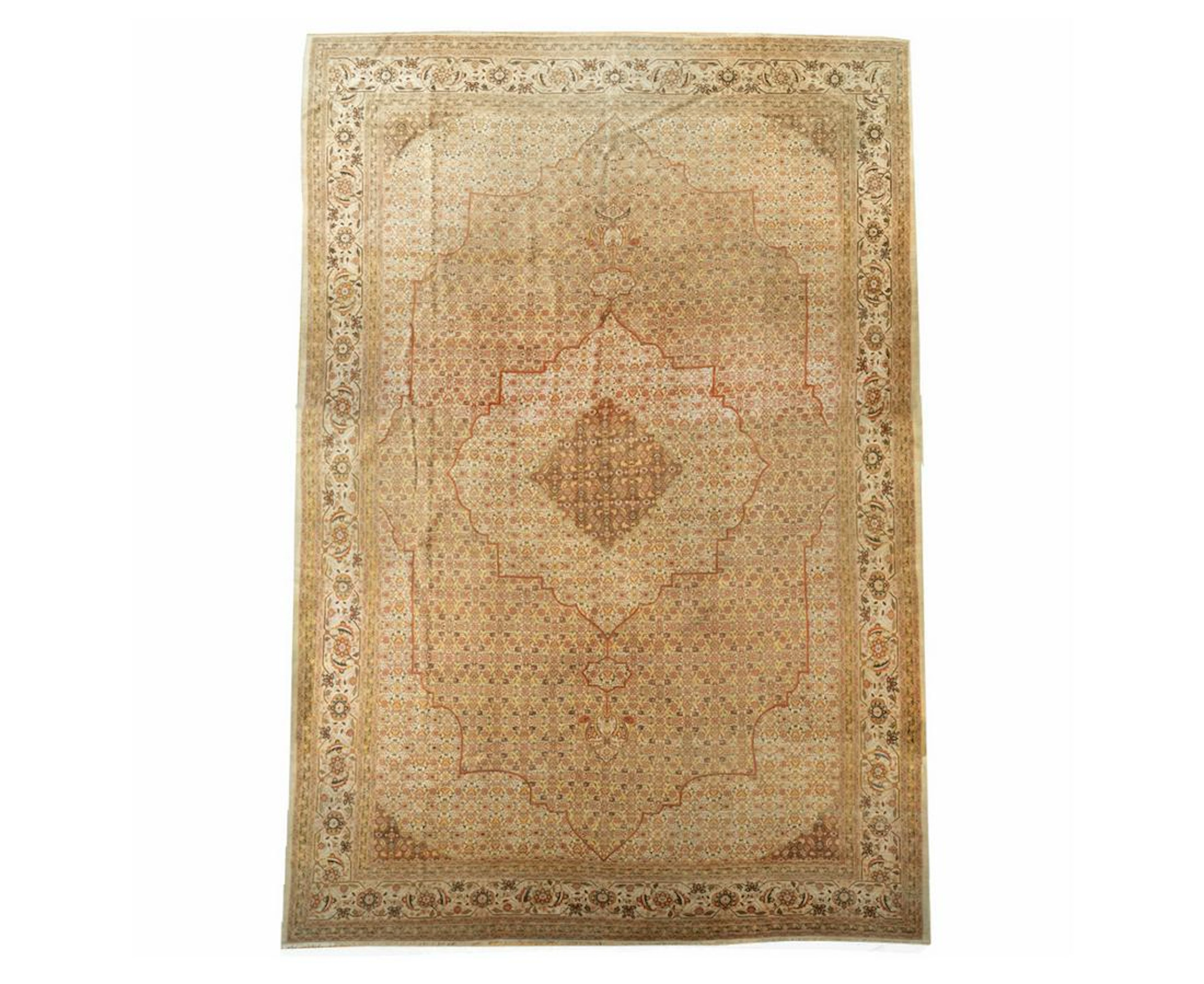 14X22 Antique Hadji Jalili Rug Hand-Knotted, ca 1900