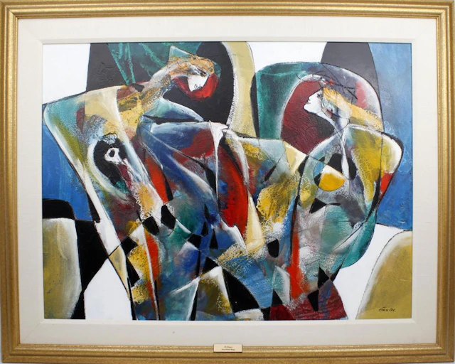 JEAN-CLAUDE GAUGY LA DANSE PAINTING