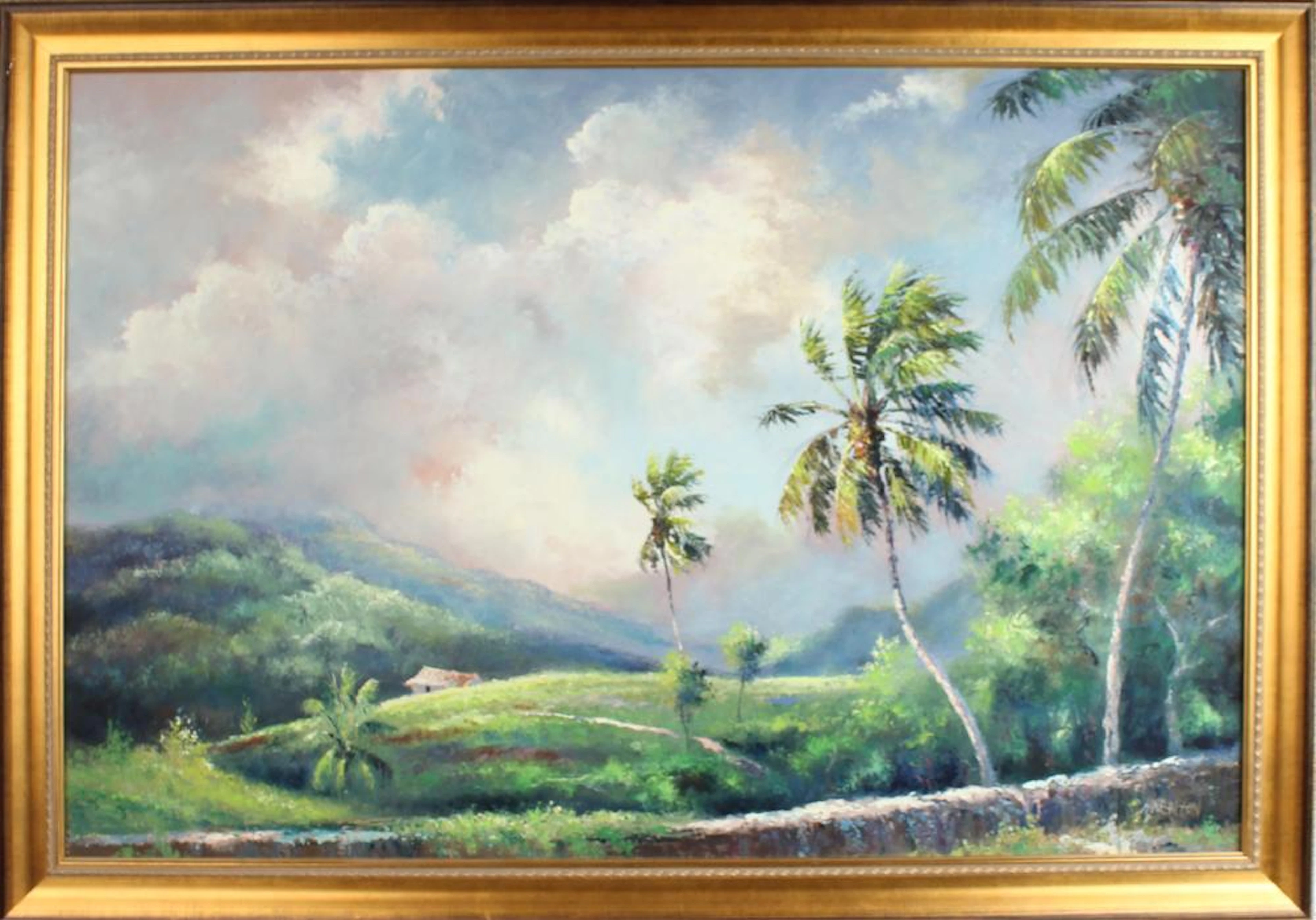 HAROLD NEWTON FLORIDA HIGHWAYMEN JAMAICAN LANDSCAPE