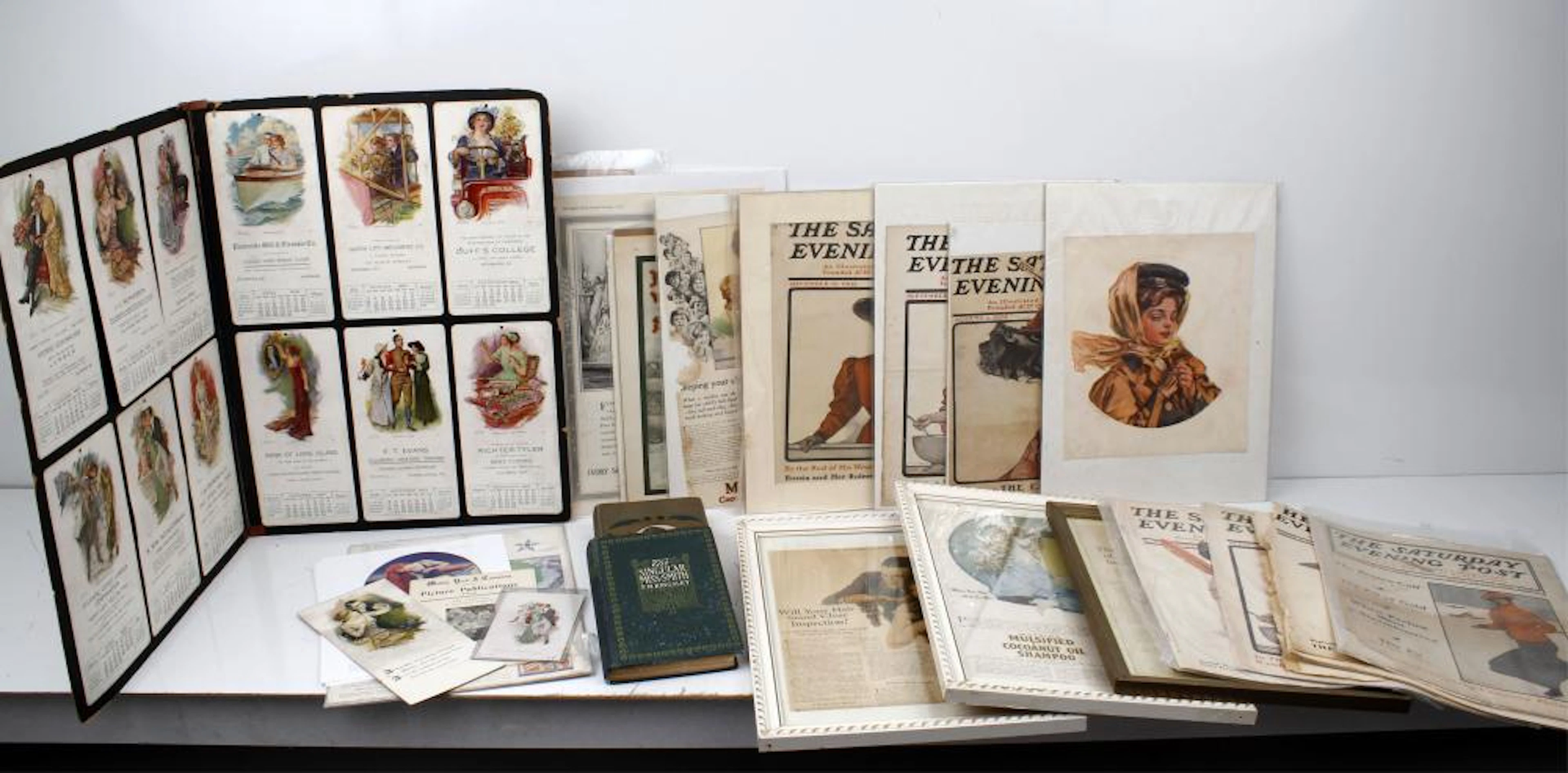 DEALER LOT OF EUPHEMERIA: MAGAZINES, ADS, COVERS