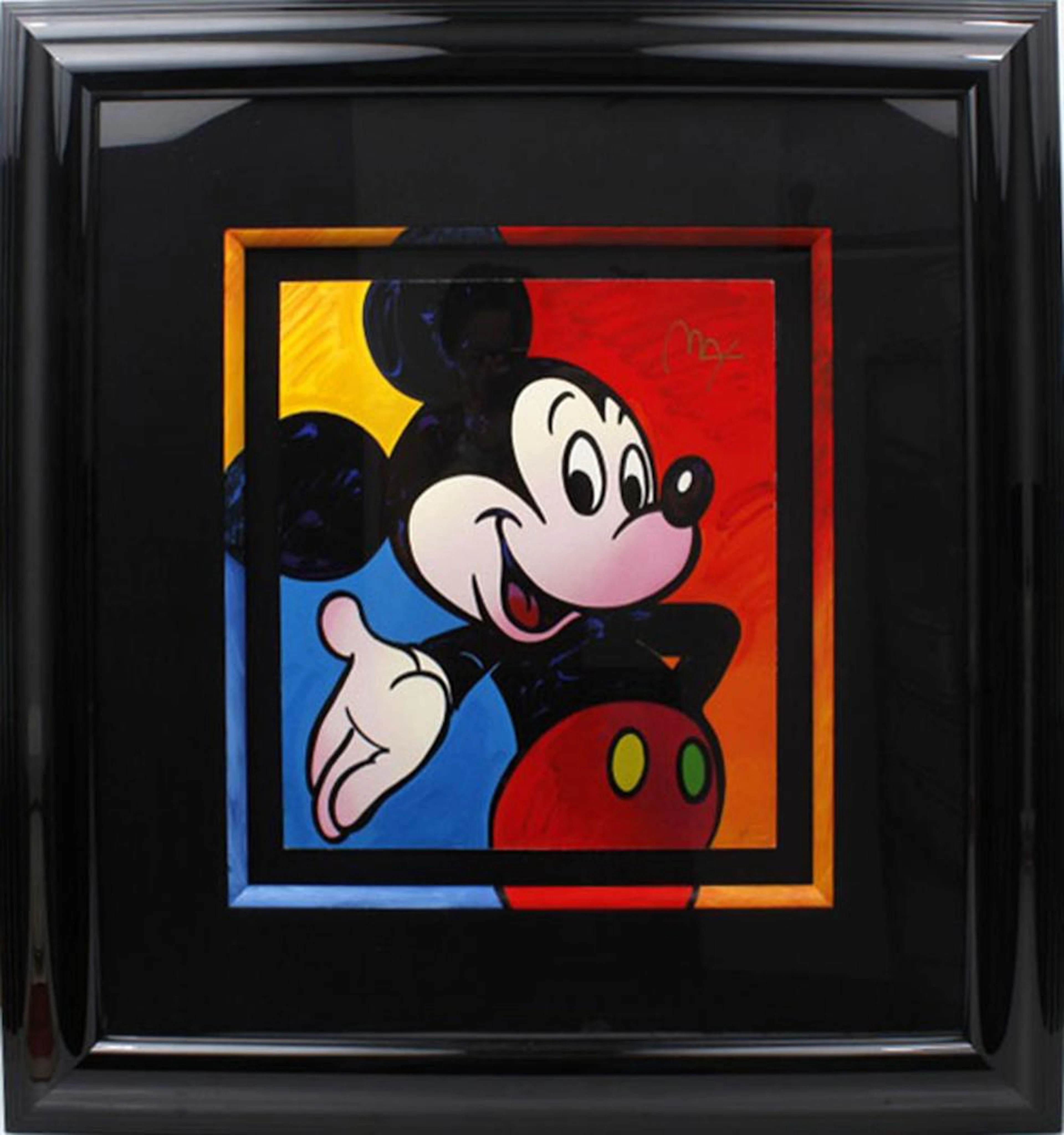 PETER MAX MICKEY MOUSE SERIGRAPH PUBLISHER PROOF