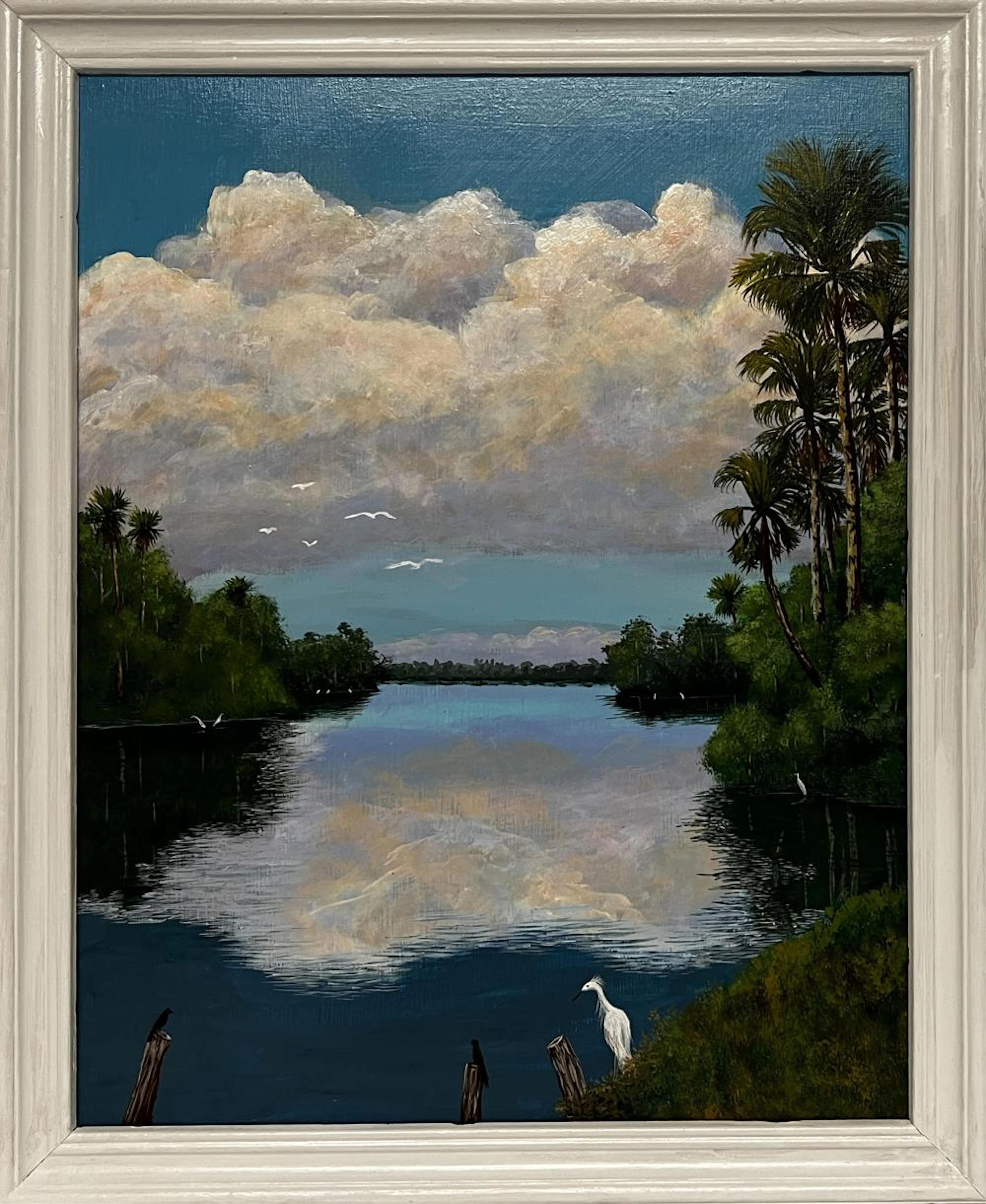 CAROL ANN KNAPP FLORIDA ARTIST LAGOON REFLECTIONS
