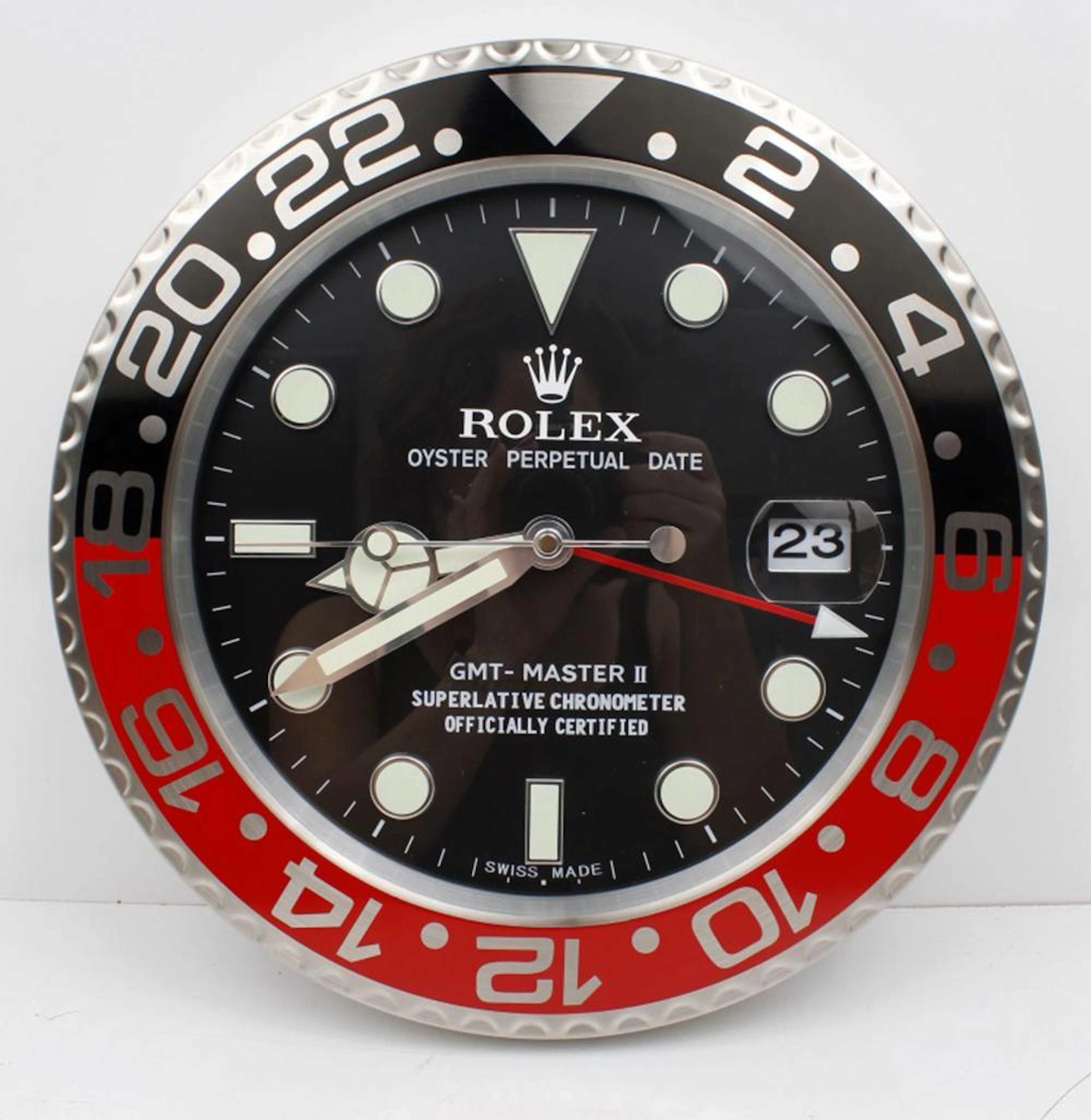 ROLEX DEALERS DISPLAY WALL CLOCK COKE GMT MASTER