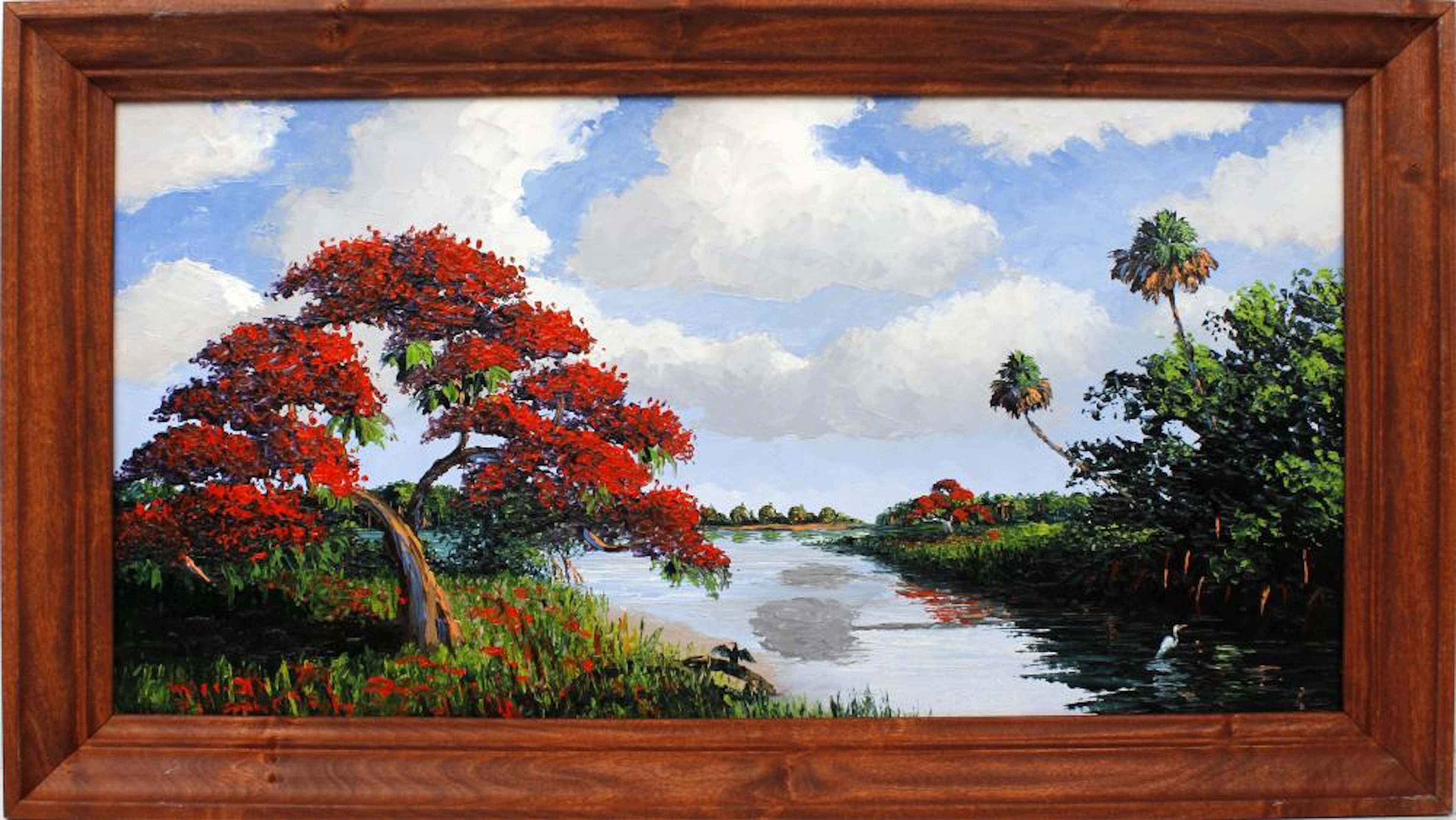 MARK STANFORD FLORIDA ARTIST ORANGES & POINCIANA