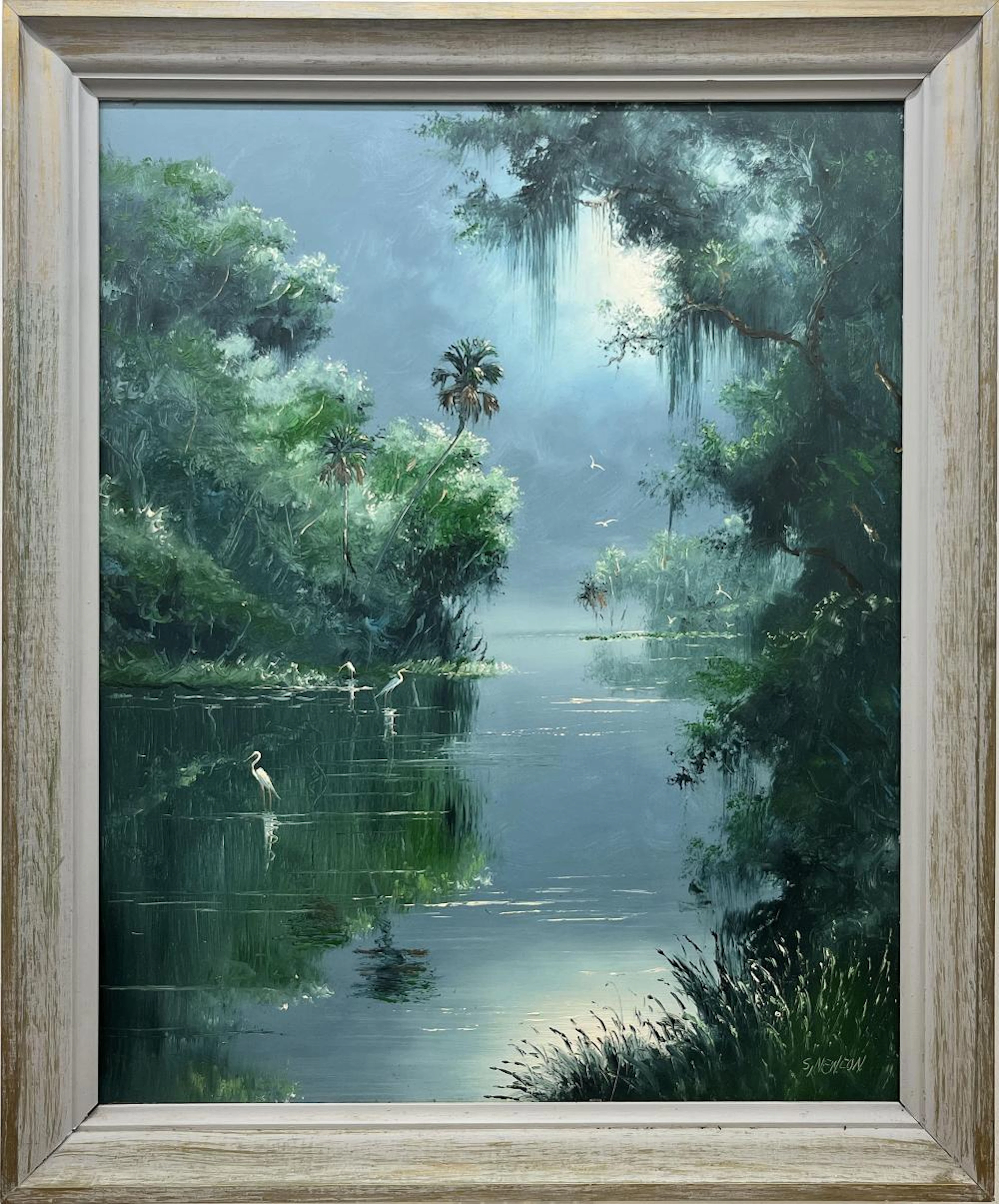 SAM NEWTON FLORIDA HIGHWAYMEN STUDY IN BLUE