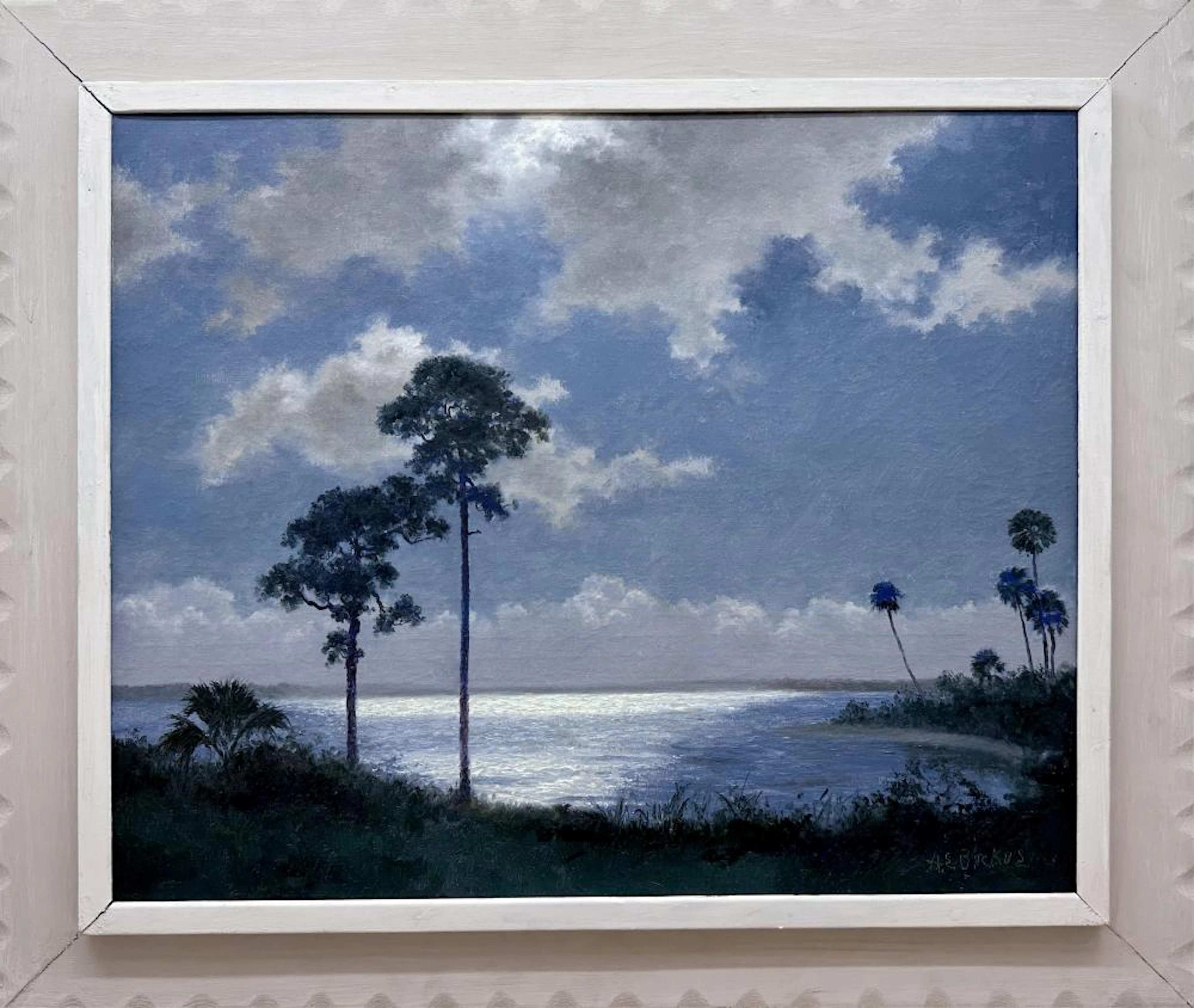 A.E. BACKUS FLORIDA ARTIST MOONLIGHT