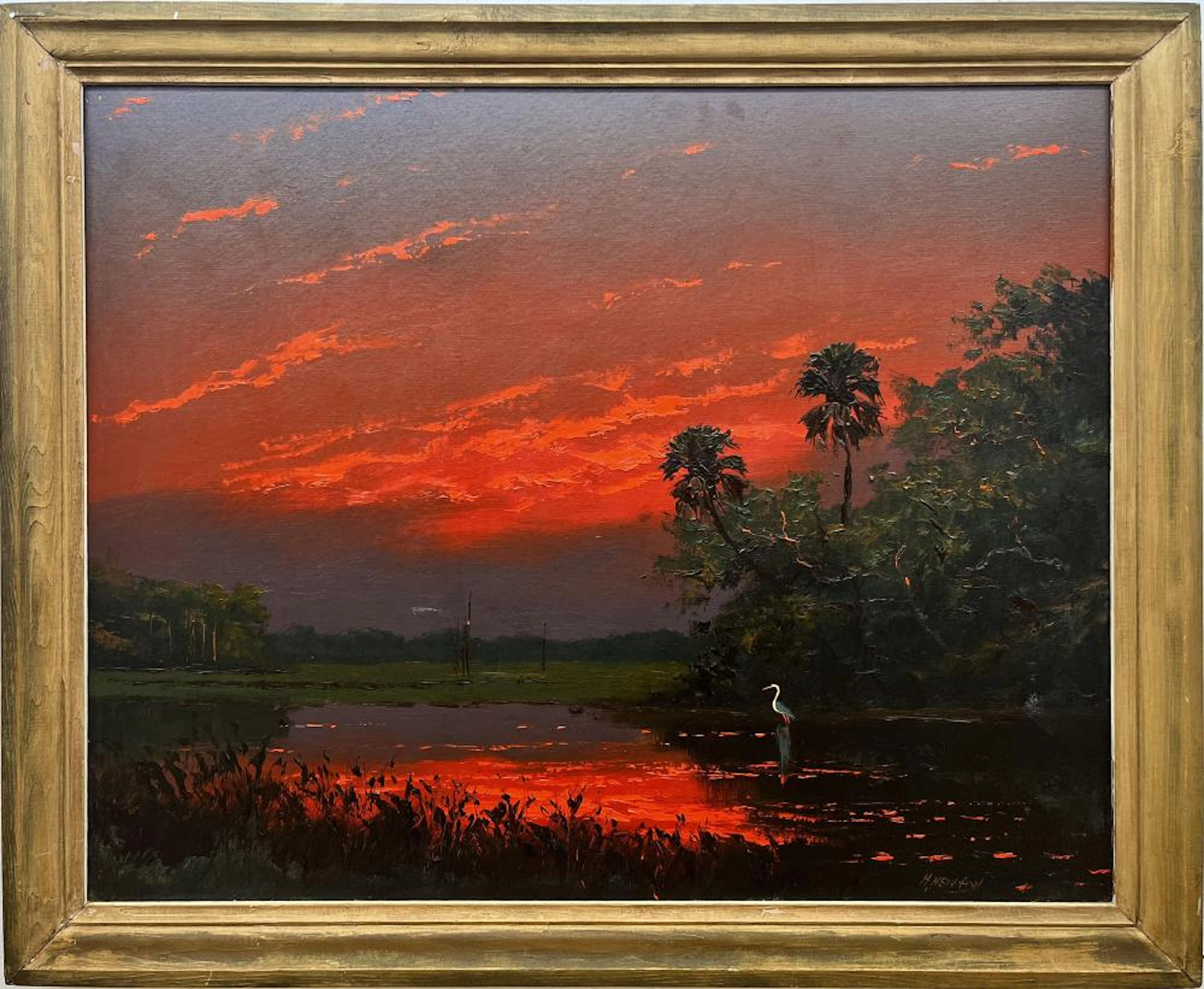 HAROLD NEWTON FLORIDA HIGHWAYMEN FIRE SKY EVENING