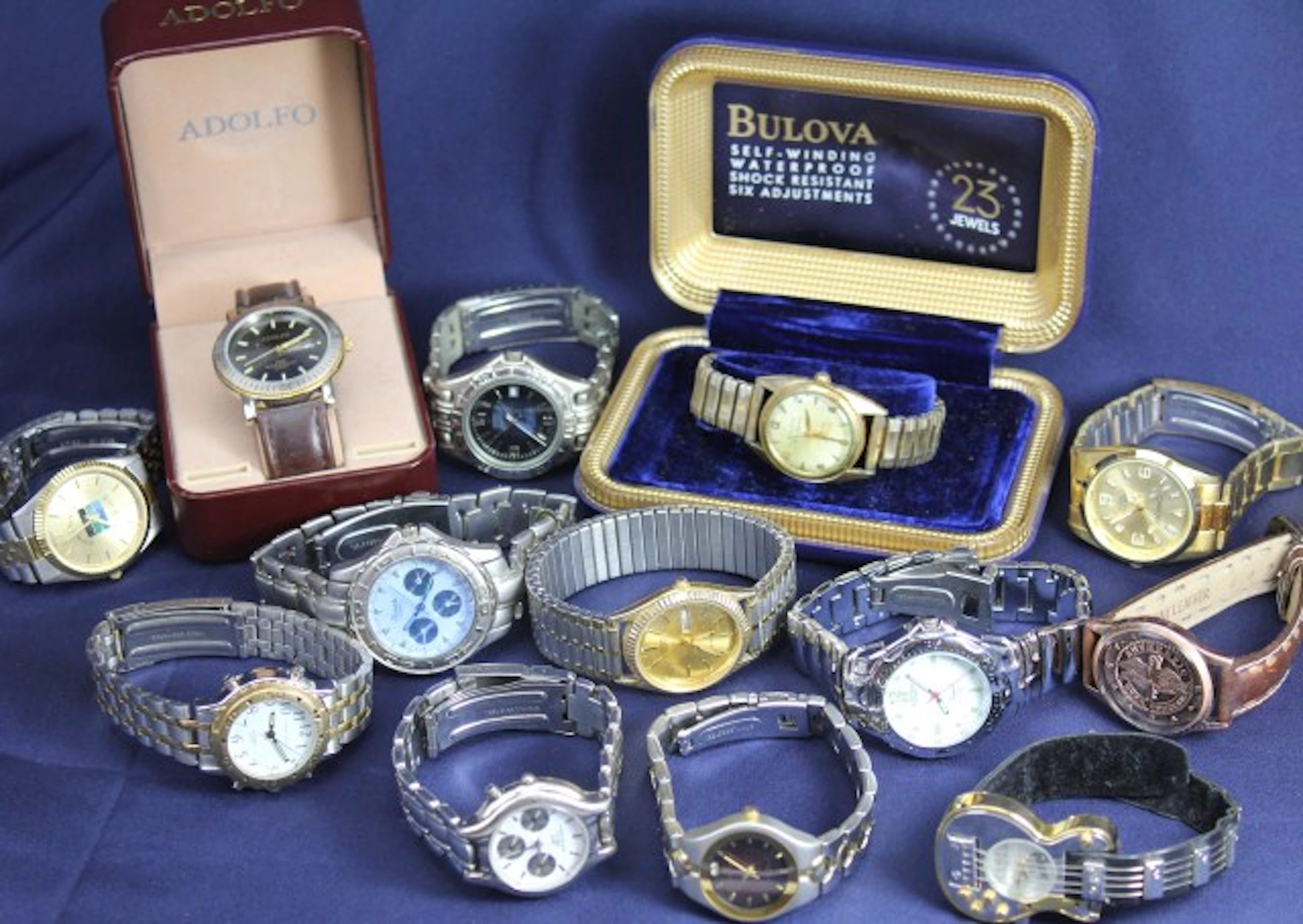 LOT OF 13 MENS WATCHES