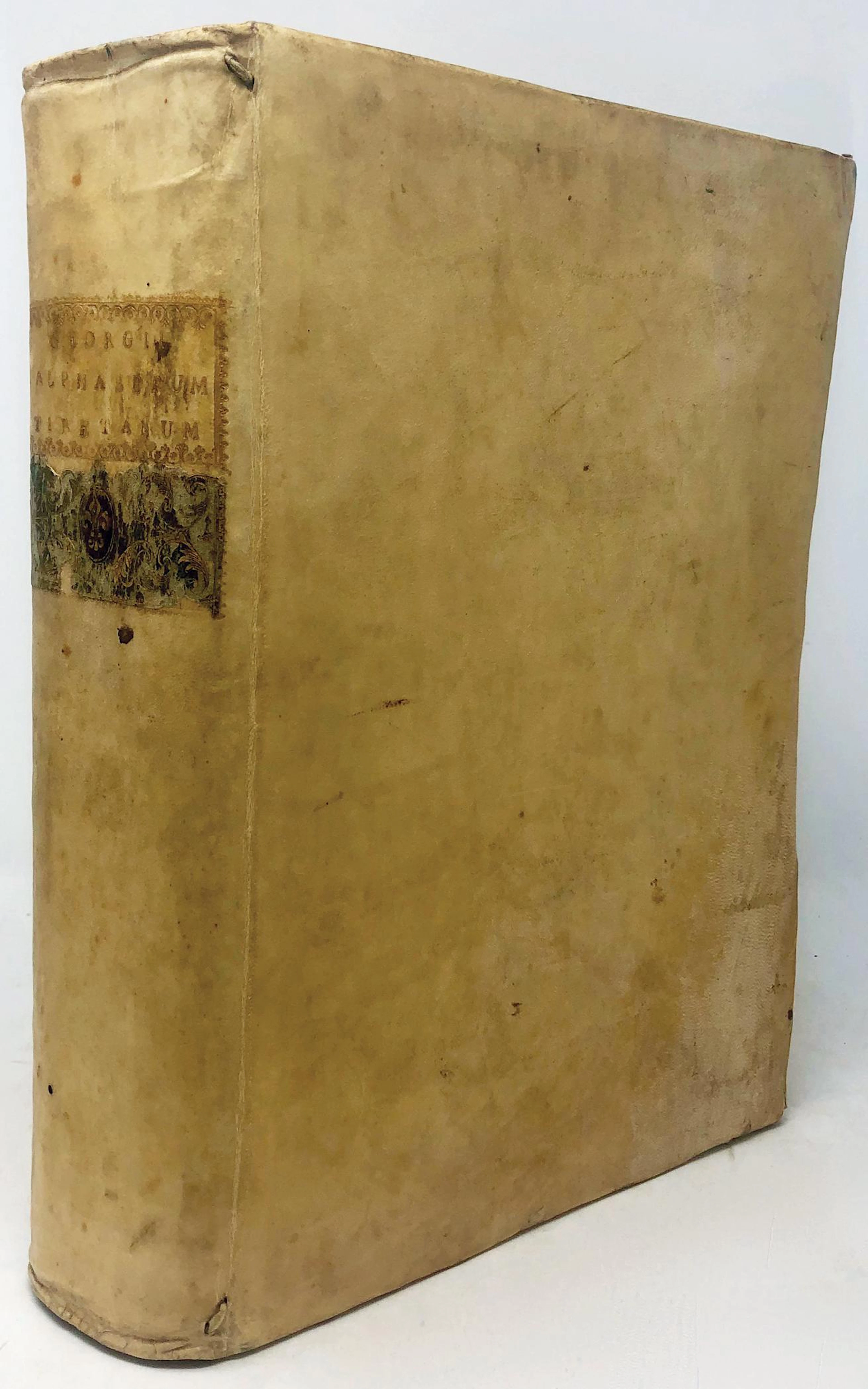 Giorgi Book on the Tibetan Alphabet