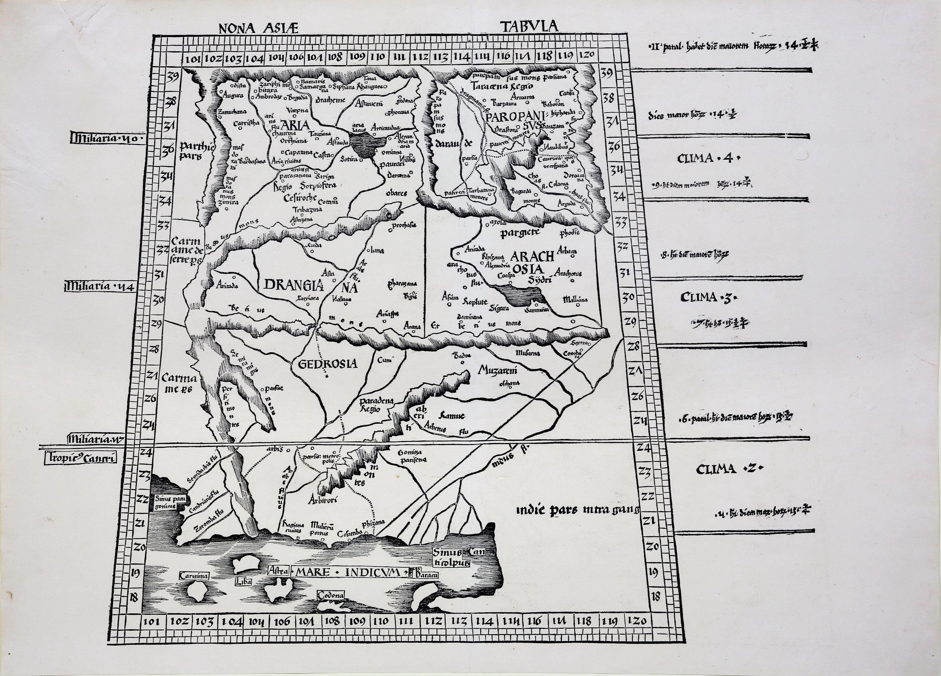 Ptolemy Map of Pakistan