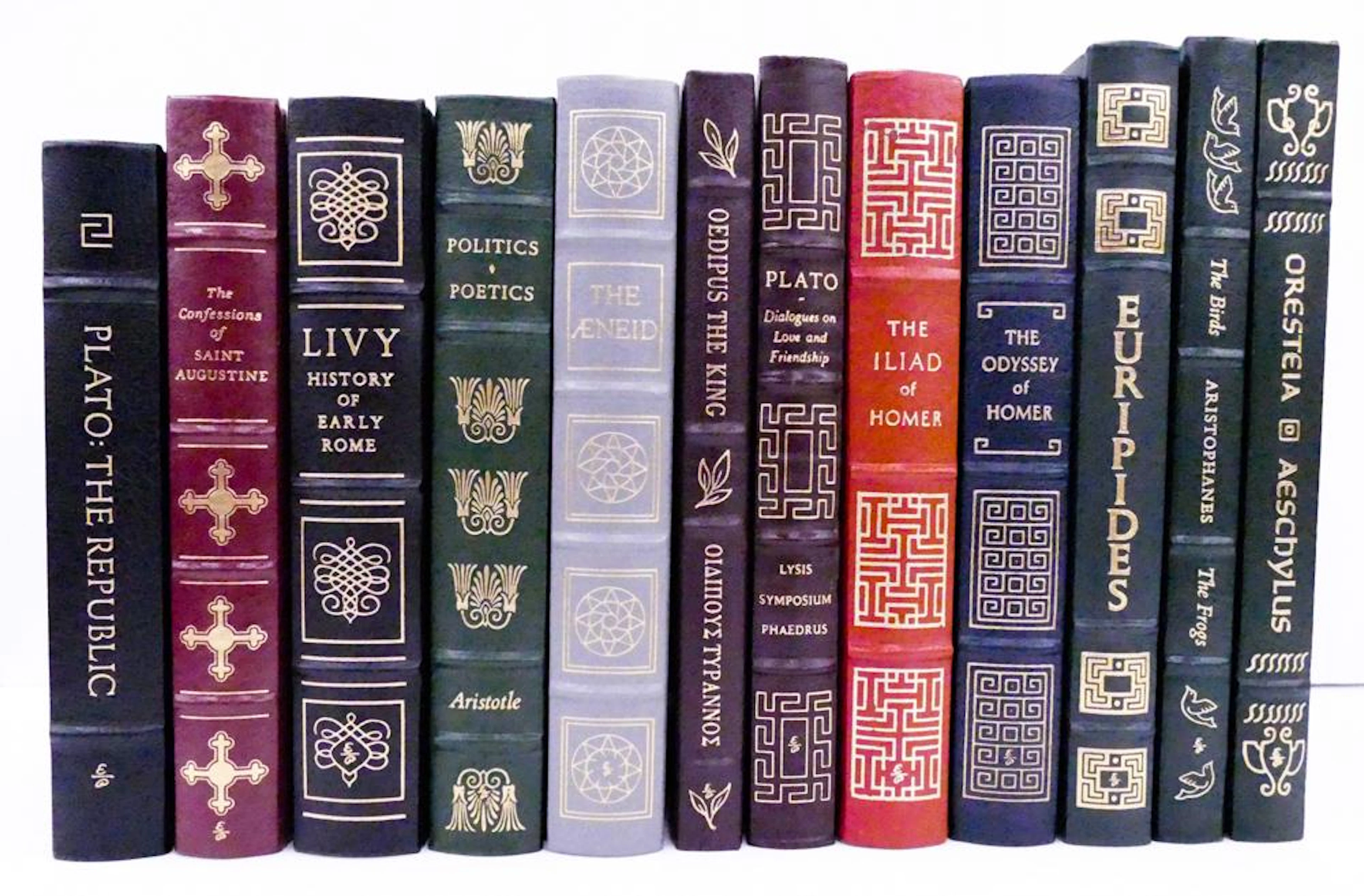 12pc Easton Press Leather Bound Classical Greek & Roman