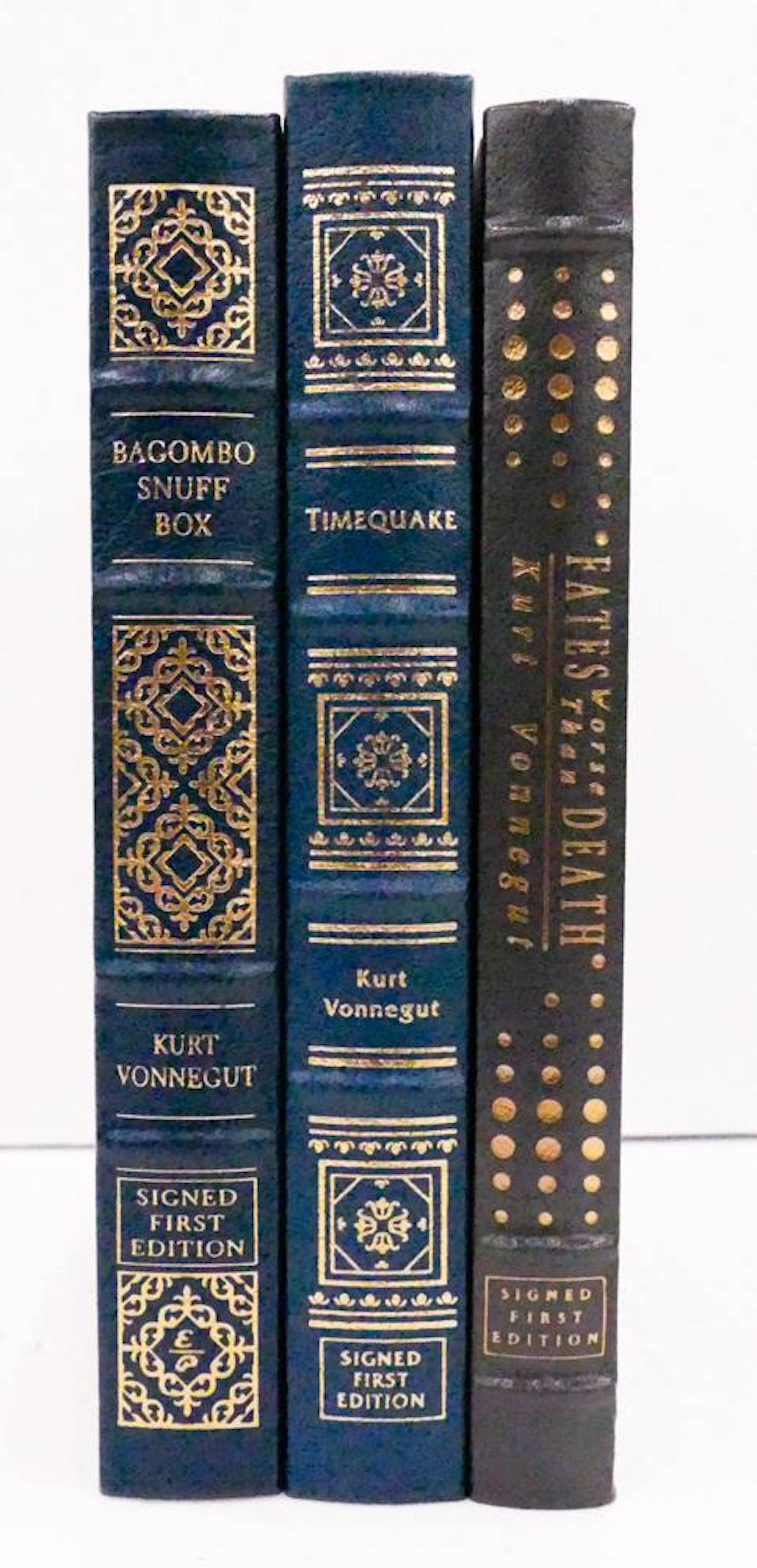 3pc Easton Press Signed First Edition Kurt Vonnegut