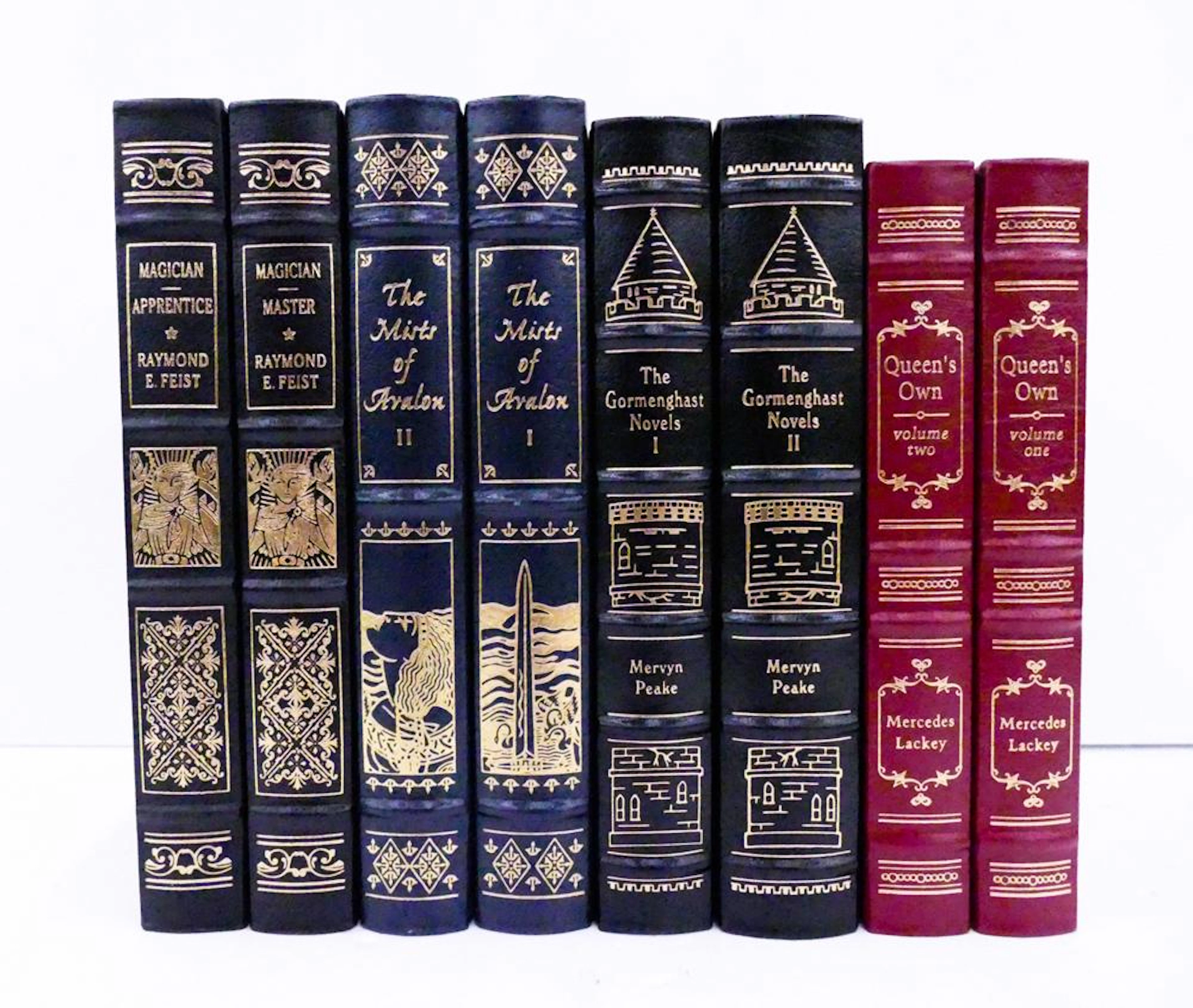 8pc Easton Press Leather Bound 2 Volume Book Sets