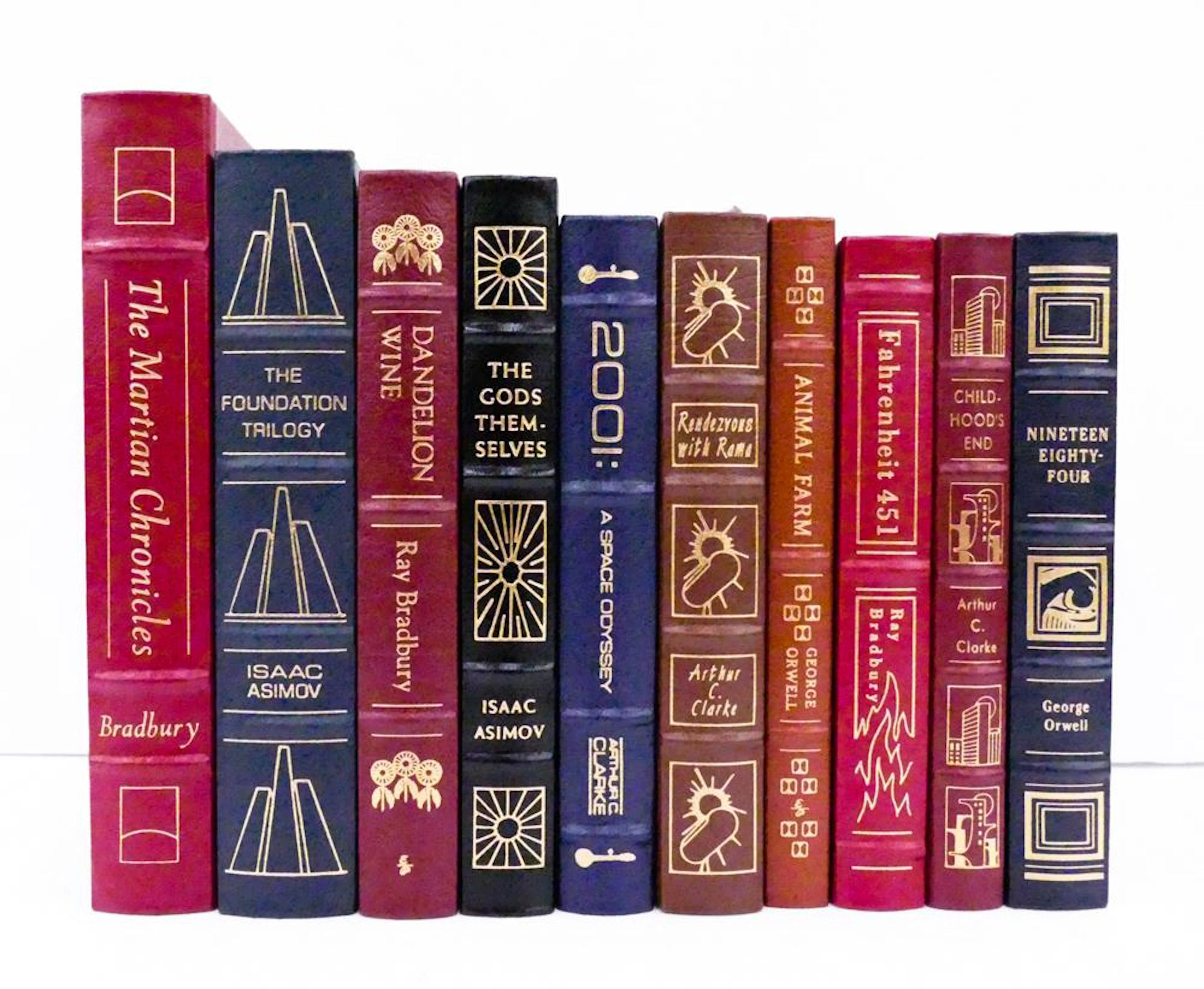 10pc Easton Press Leather Bound Science Fiction