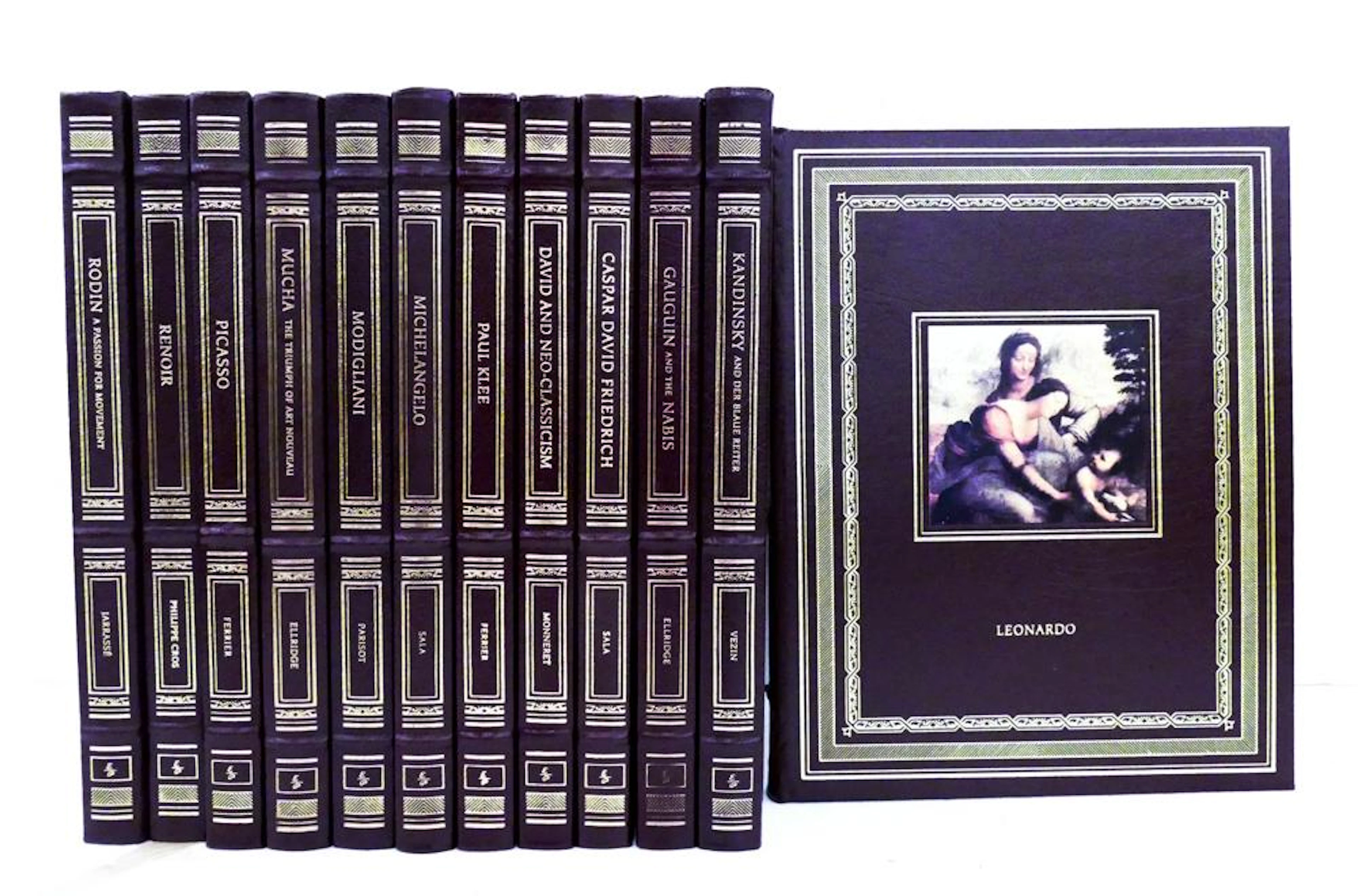 12pc Easton Press Leather Bound Editions Pierre Terrail