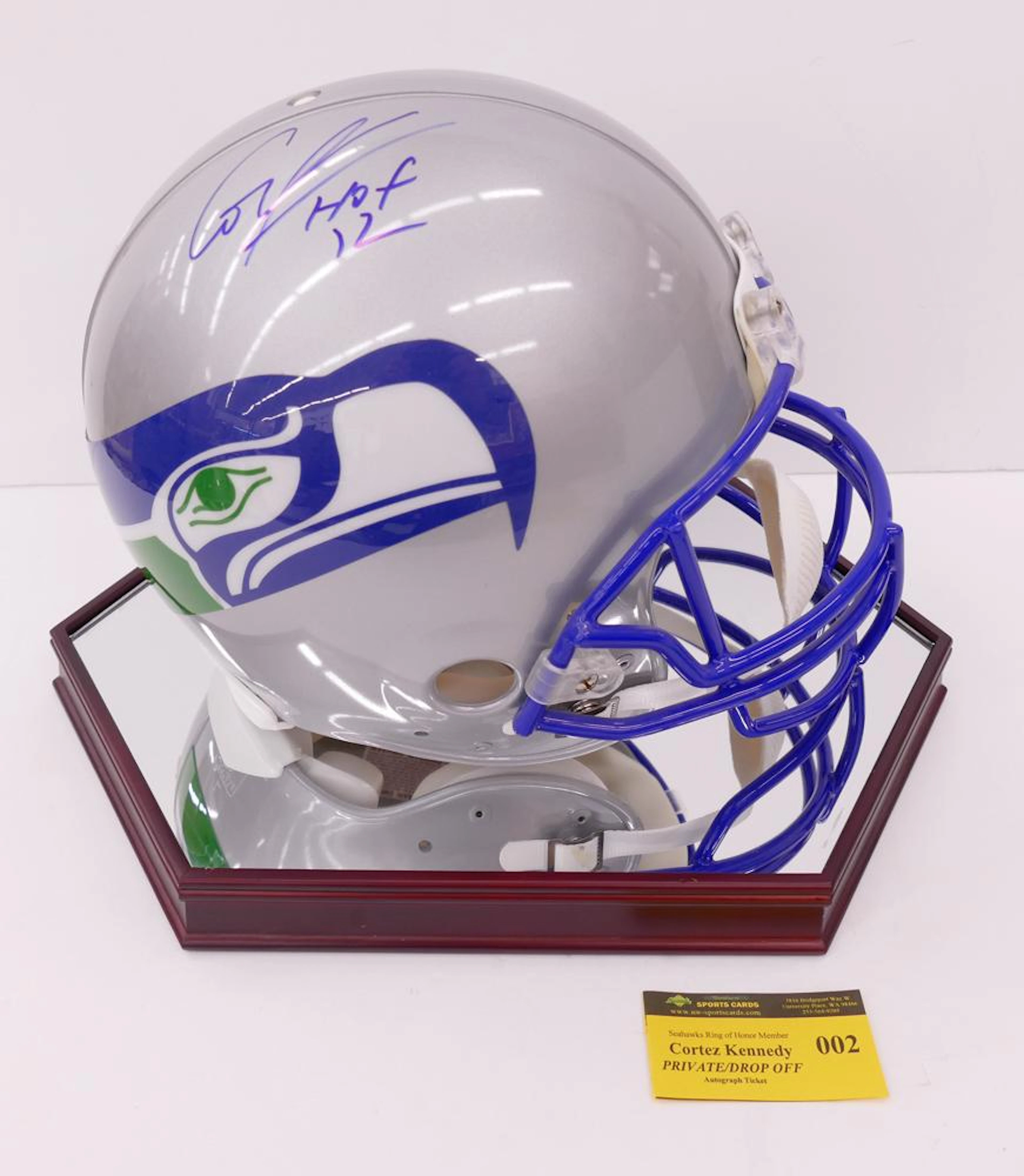 Cortez Kennedy HOF Signed Seattle Seahawks Full Size