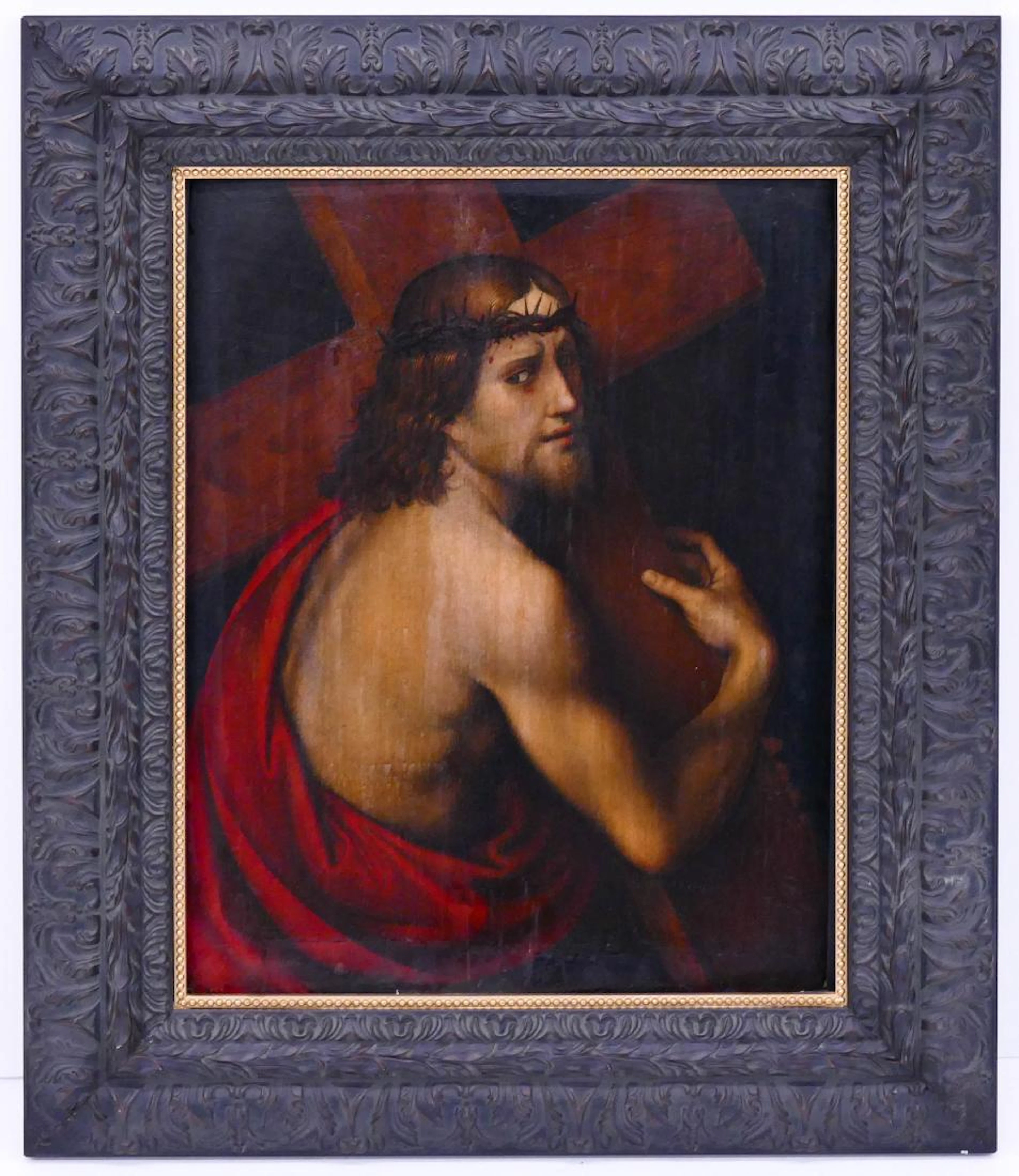 Italian School 17th Century Christ Carrying the Cross