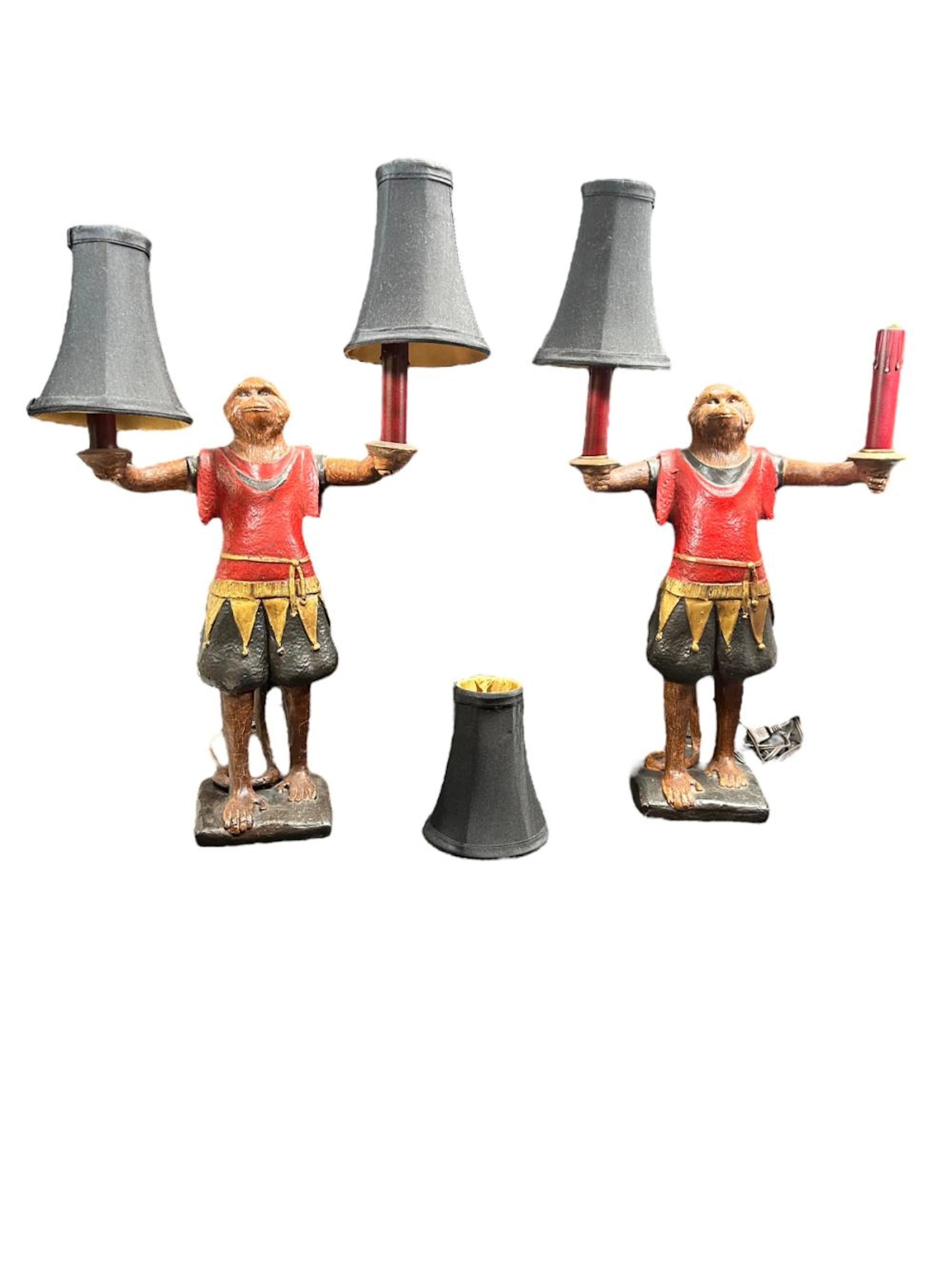 Pr Bill Huebbe Moroccan Monkey Lamps