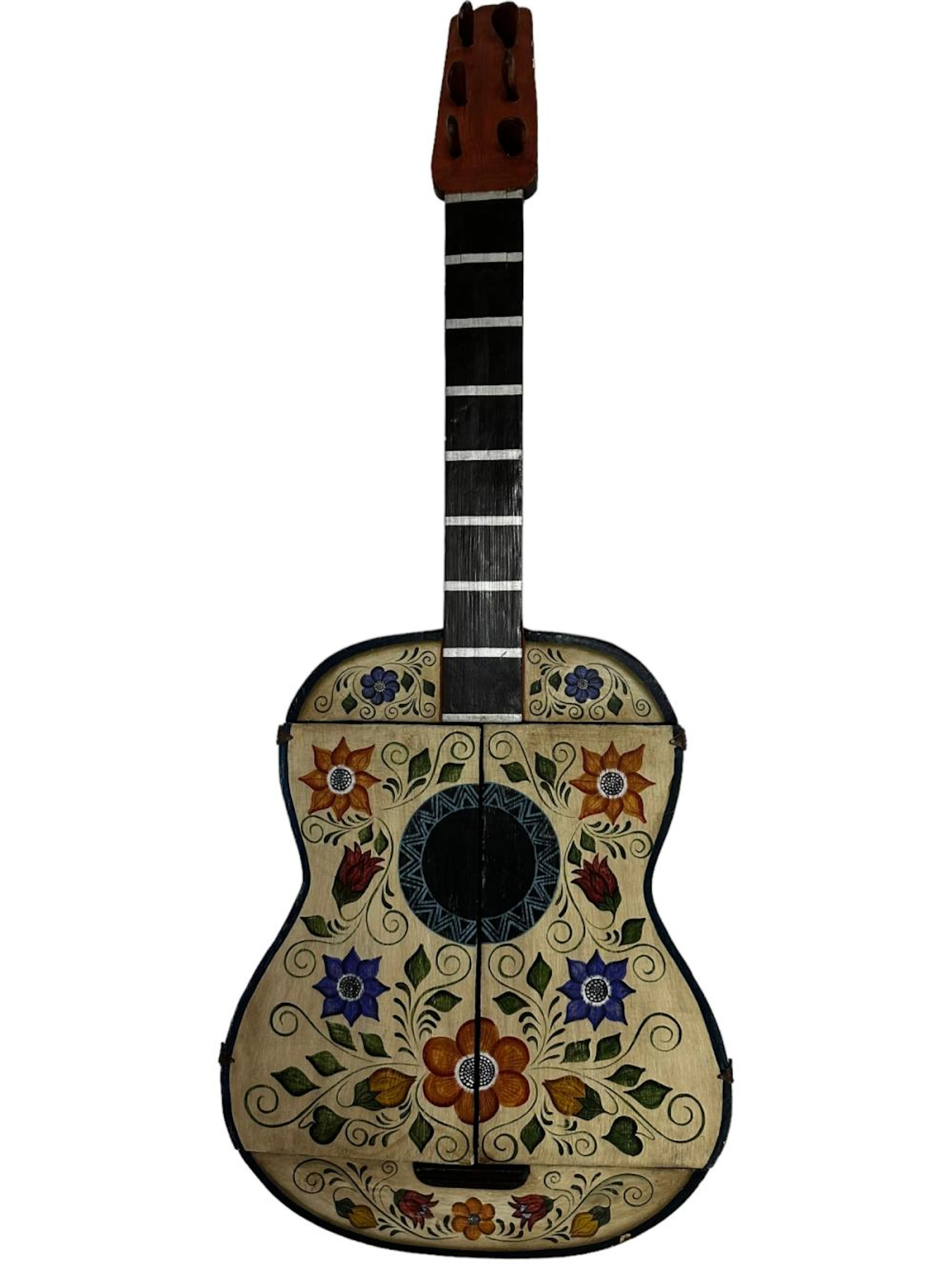 icario Jimenez Peruvian Guitar 3D Art Retablo