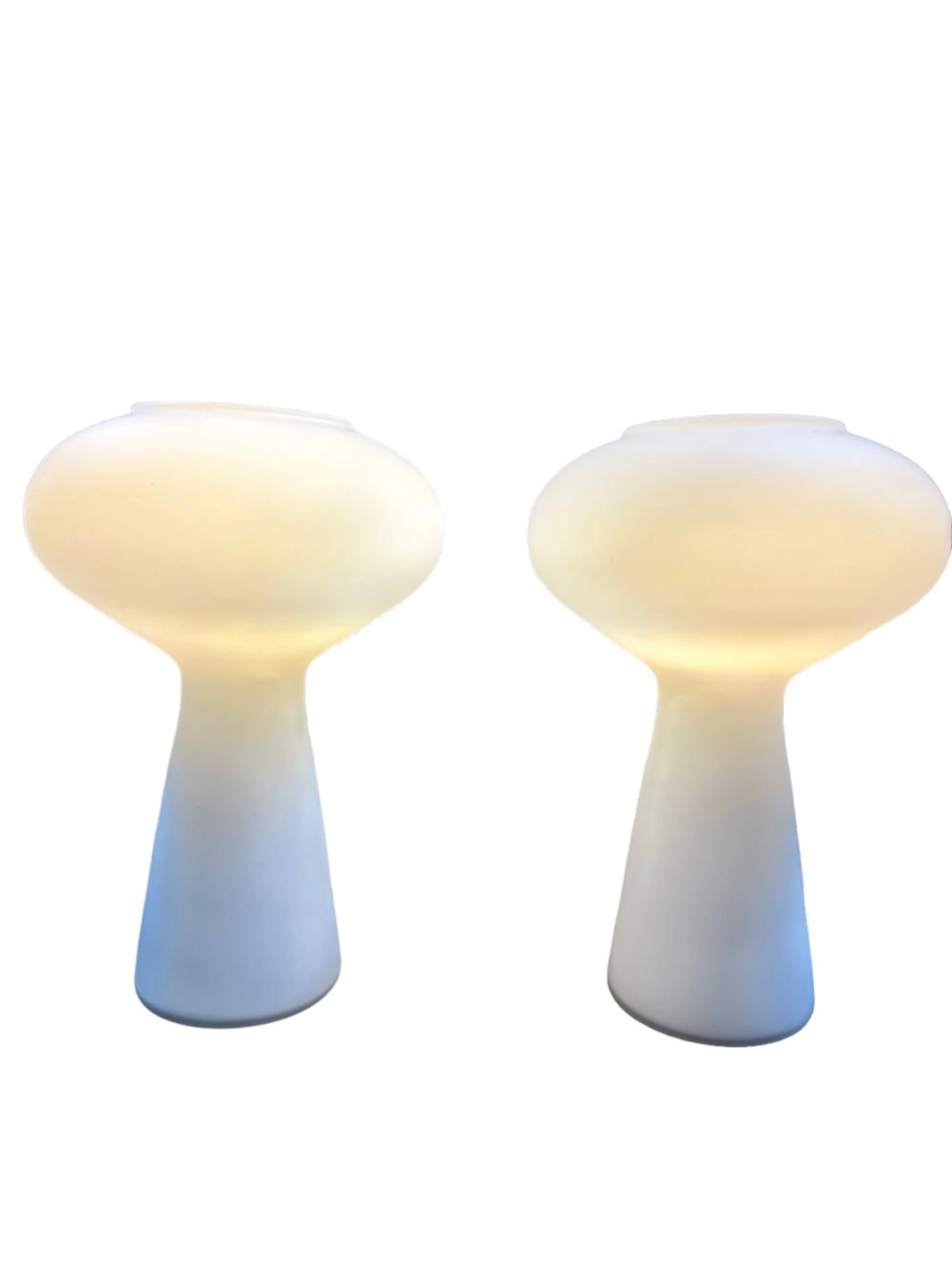 PR MASSIMO VIGNELLI VENINI FUNGO MURANO LAMPS