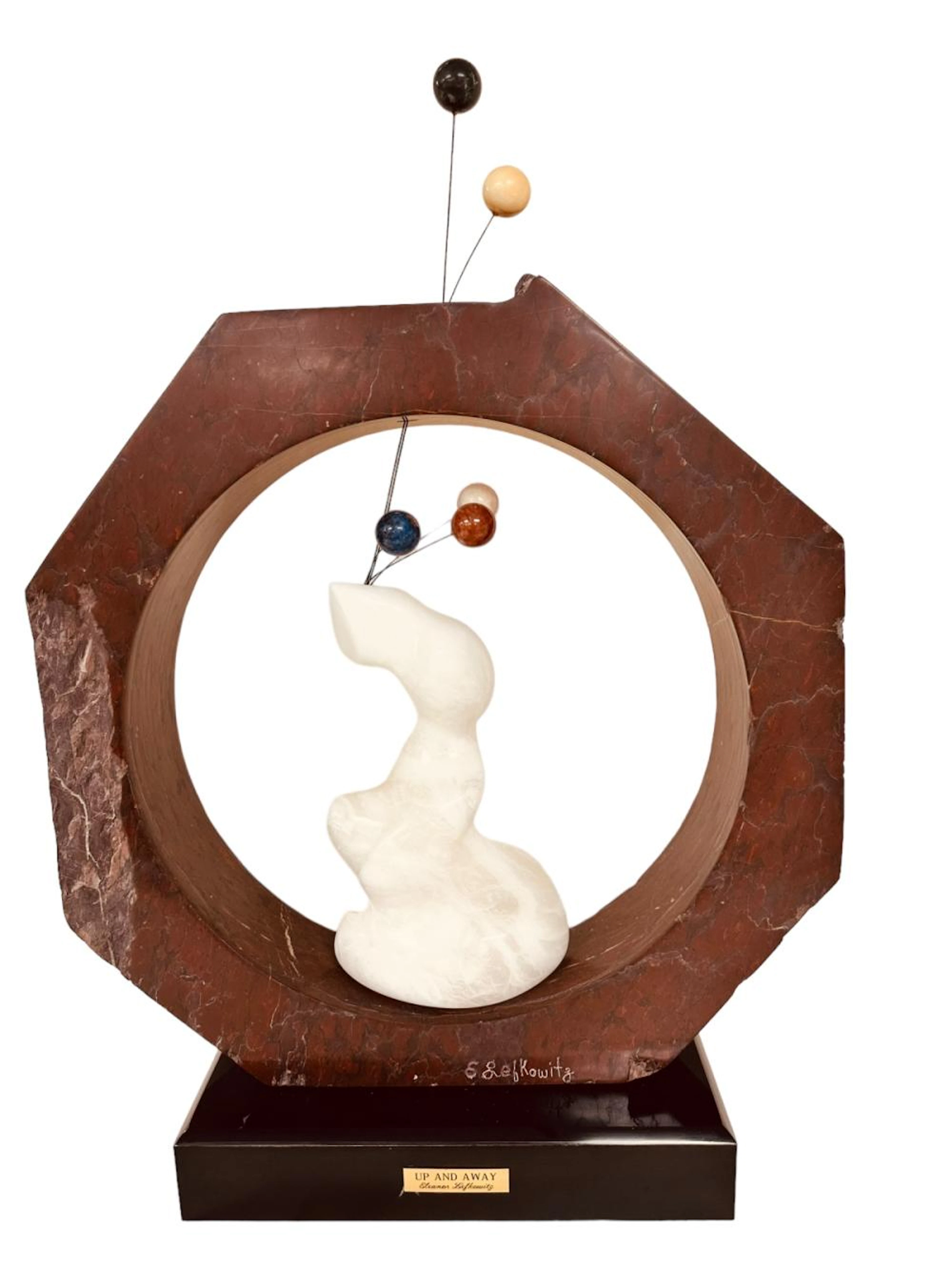 ELEANOR LEFKOWITZ MARBLE SCULPTURE "UP AND AWAY"