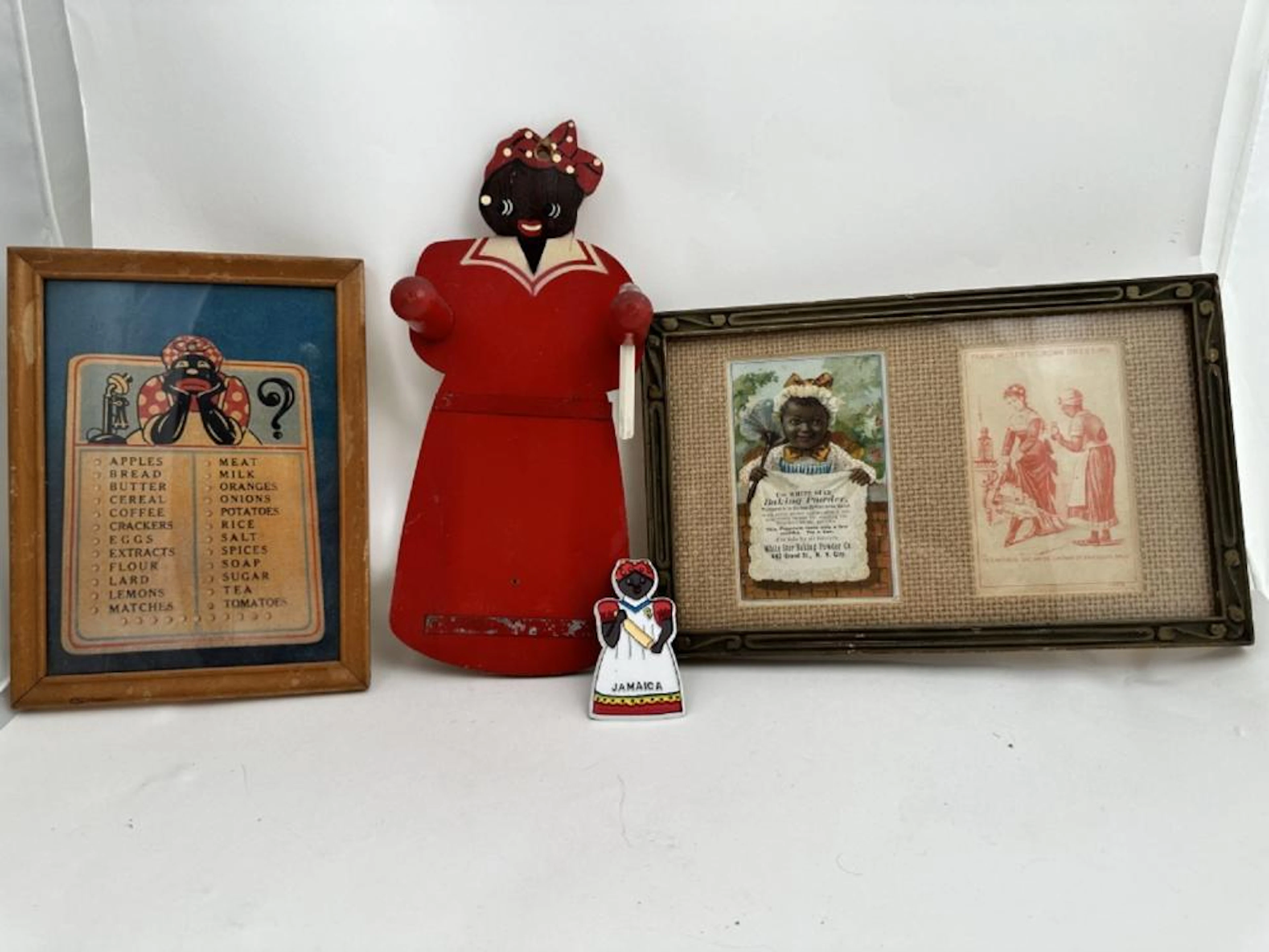 4PC VNTG-ANTIQUE BLACK AMERICANA LOT