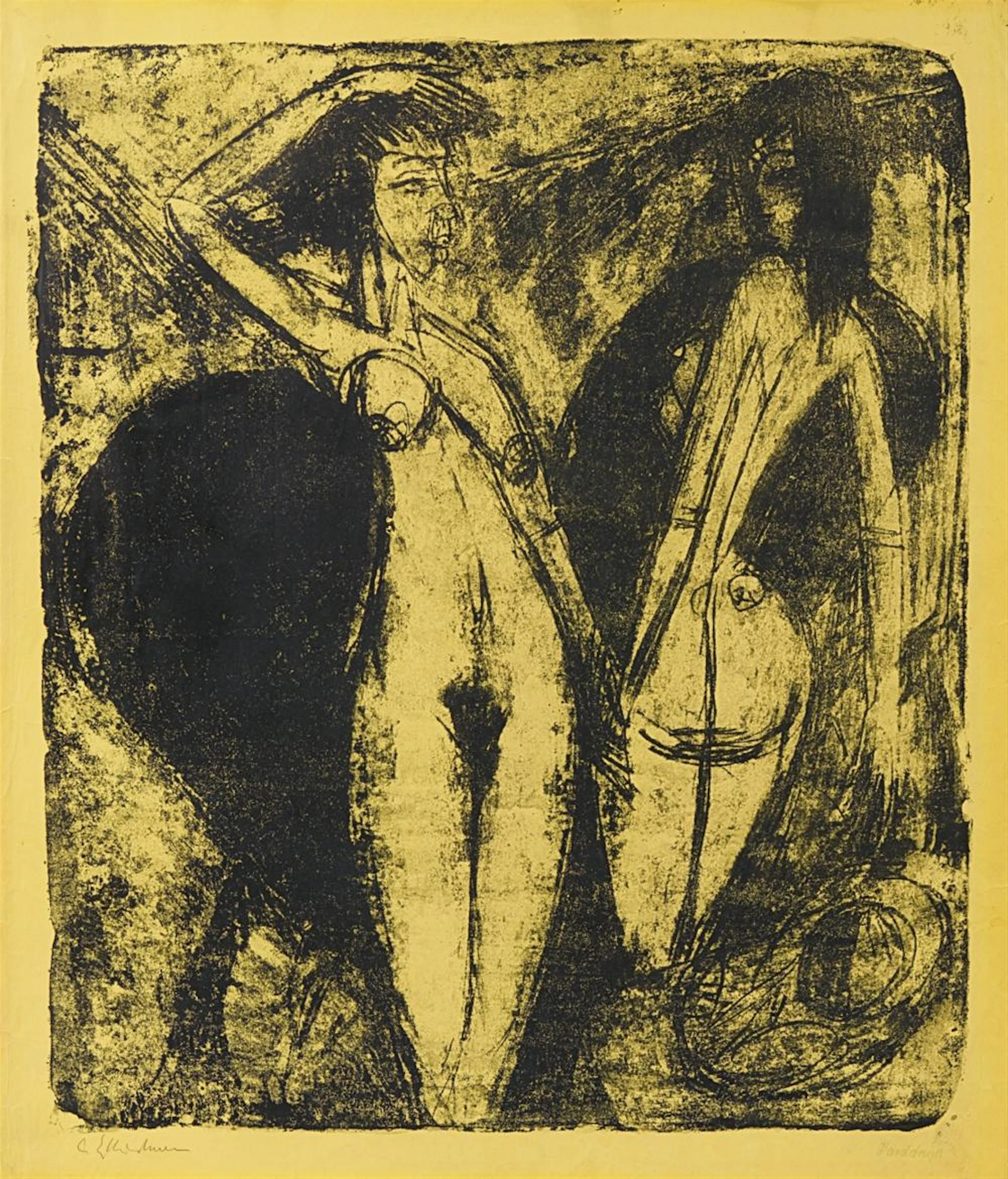 Ernst Ludwig Kirchner, Tanzende Akte, 1914
