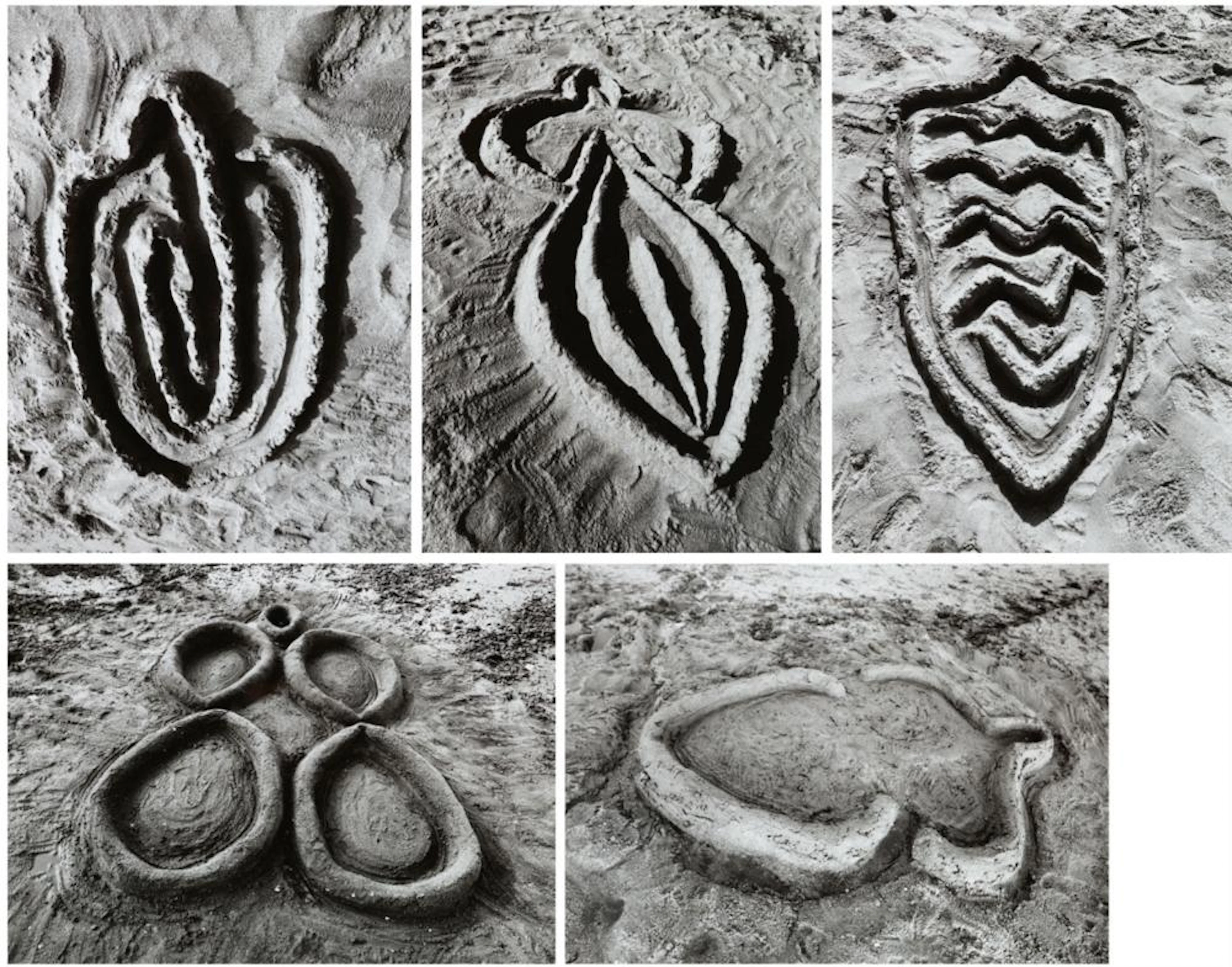 Ana Mendieta, Sandwoman, 1983