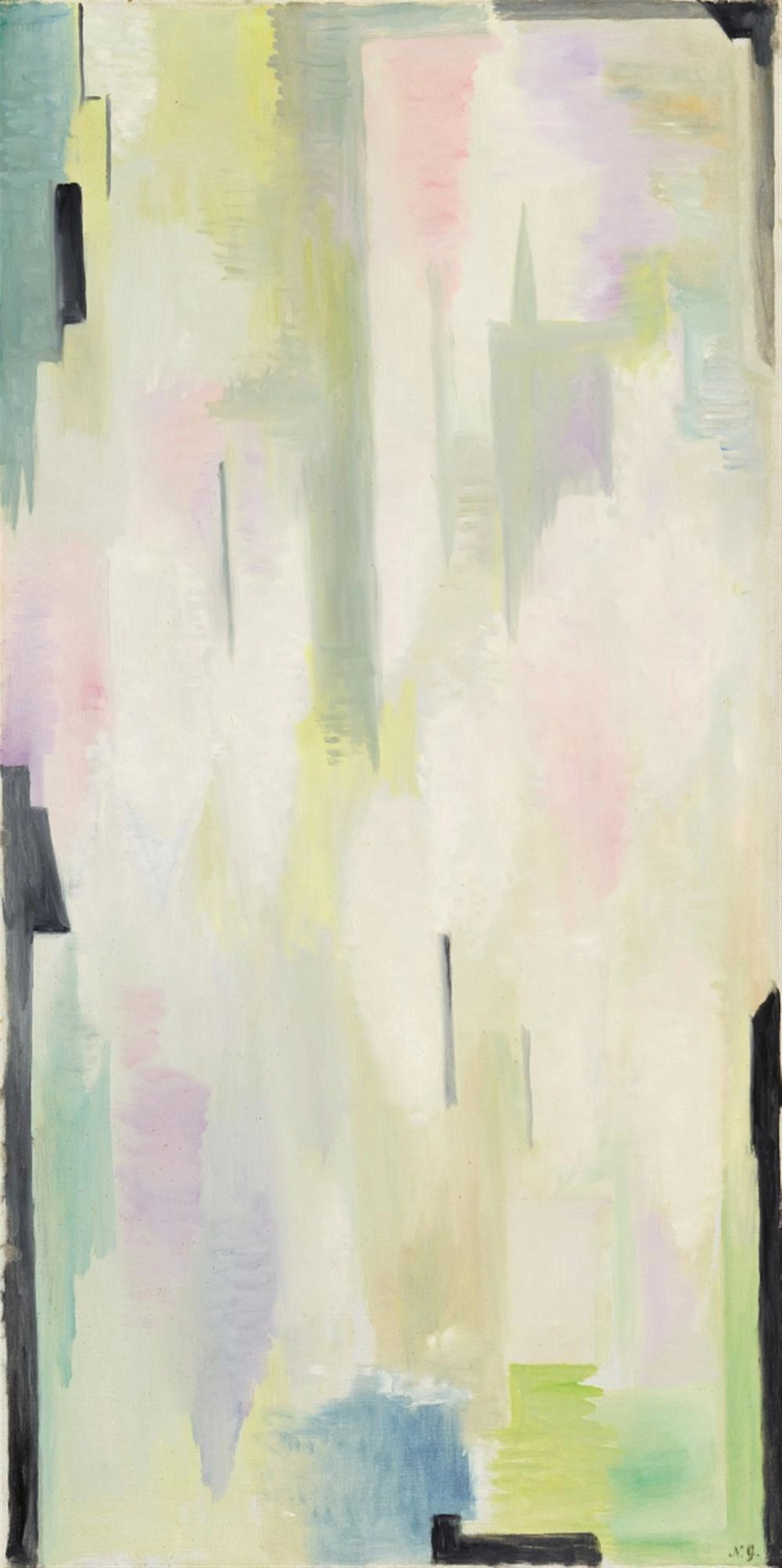 Natalia Sergeevna Goncharova, Tableau abstrait, Circa 1950
