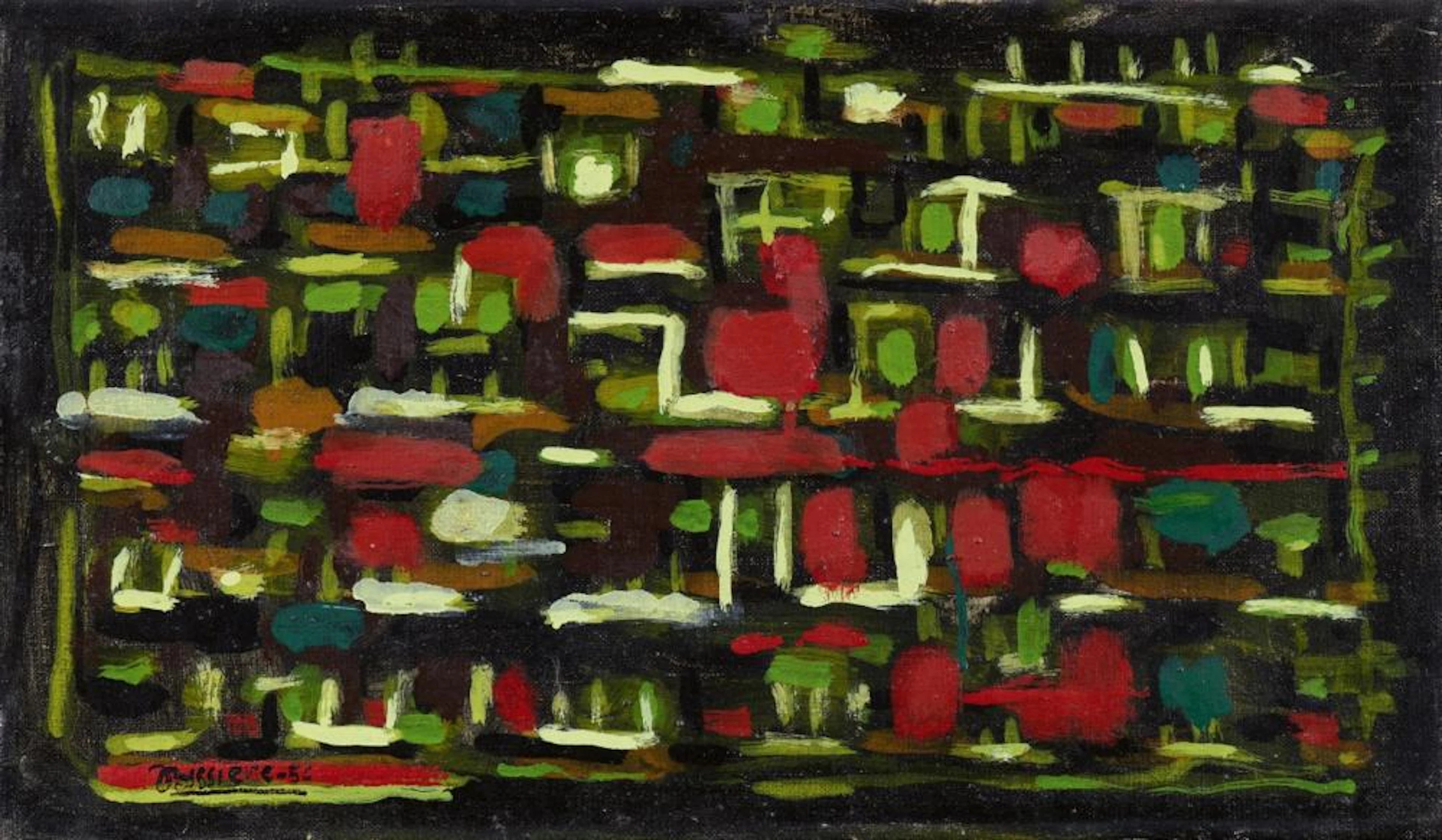 Roger Bissière, Composition 261, 1956